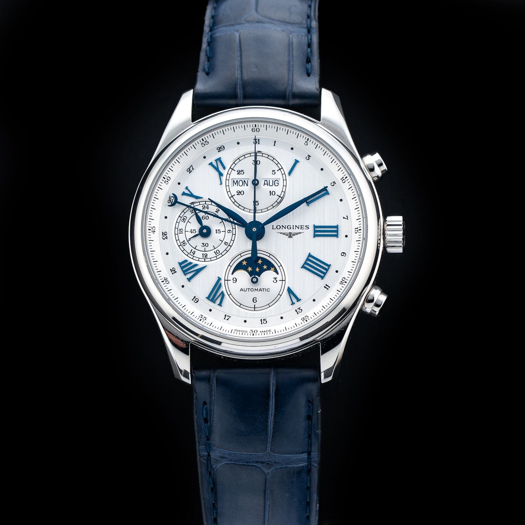 Longines L2.773.4.71.2 Master Collection 42mm Silver Dial
