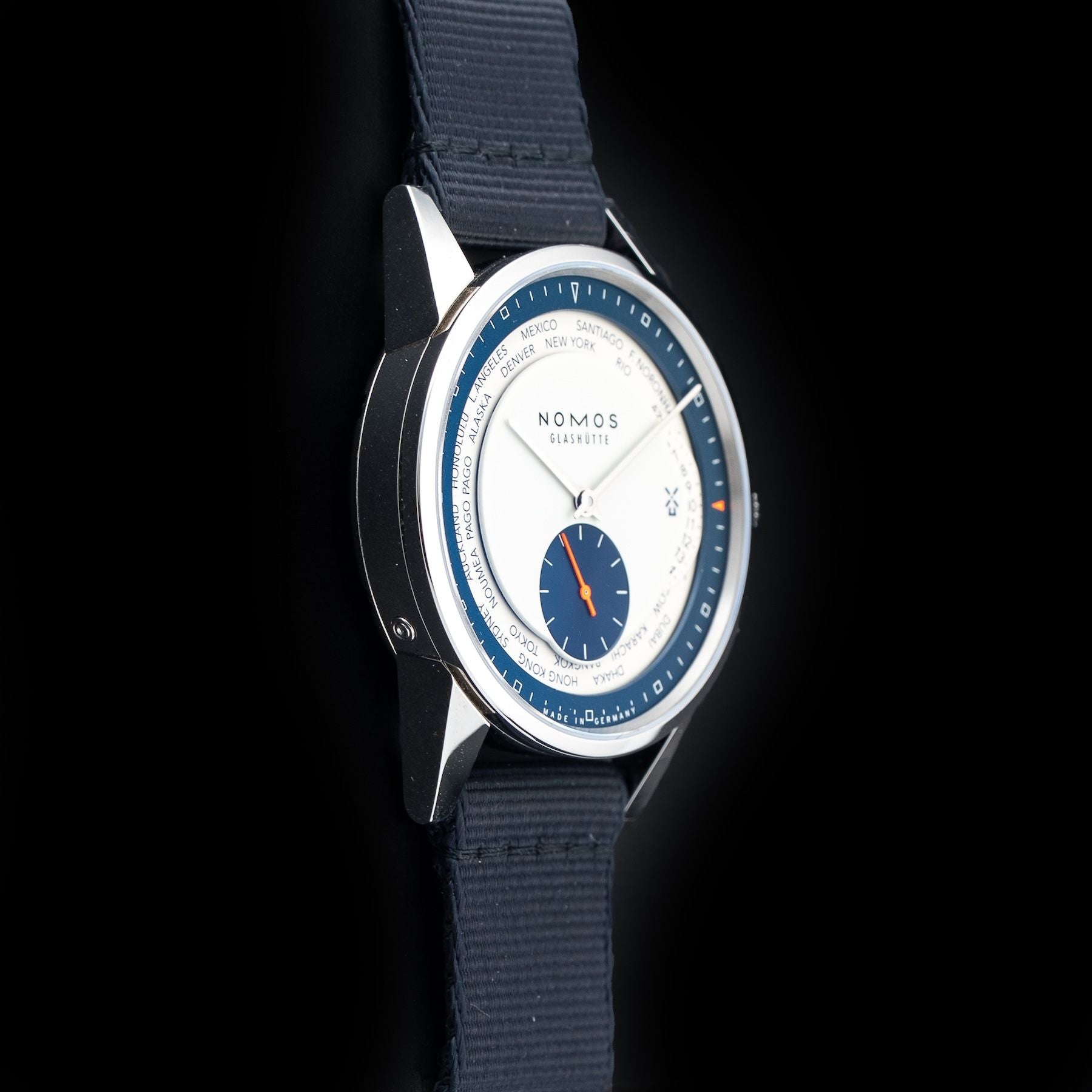 NOMOS Glashütte 805.S29 Zurich World Time LE The Hague Blue