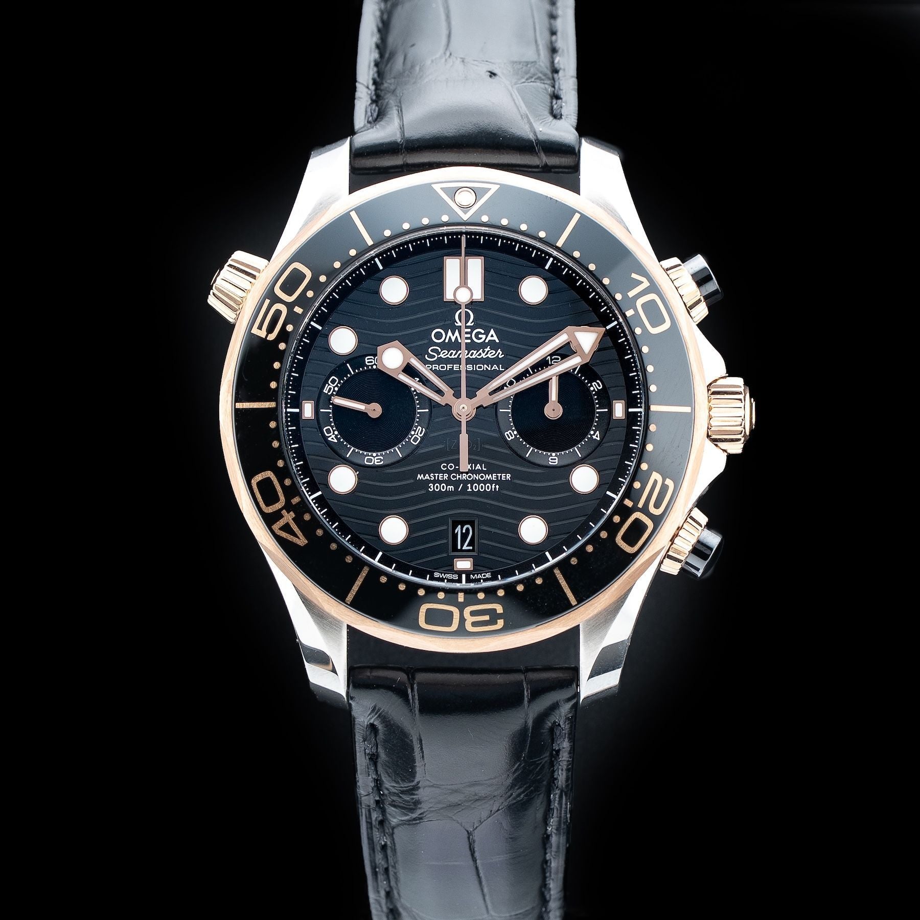 Omega 210.22.44.51.01.001 Seamaster Diver 300M Master Chronometer Steel and Gold