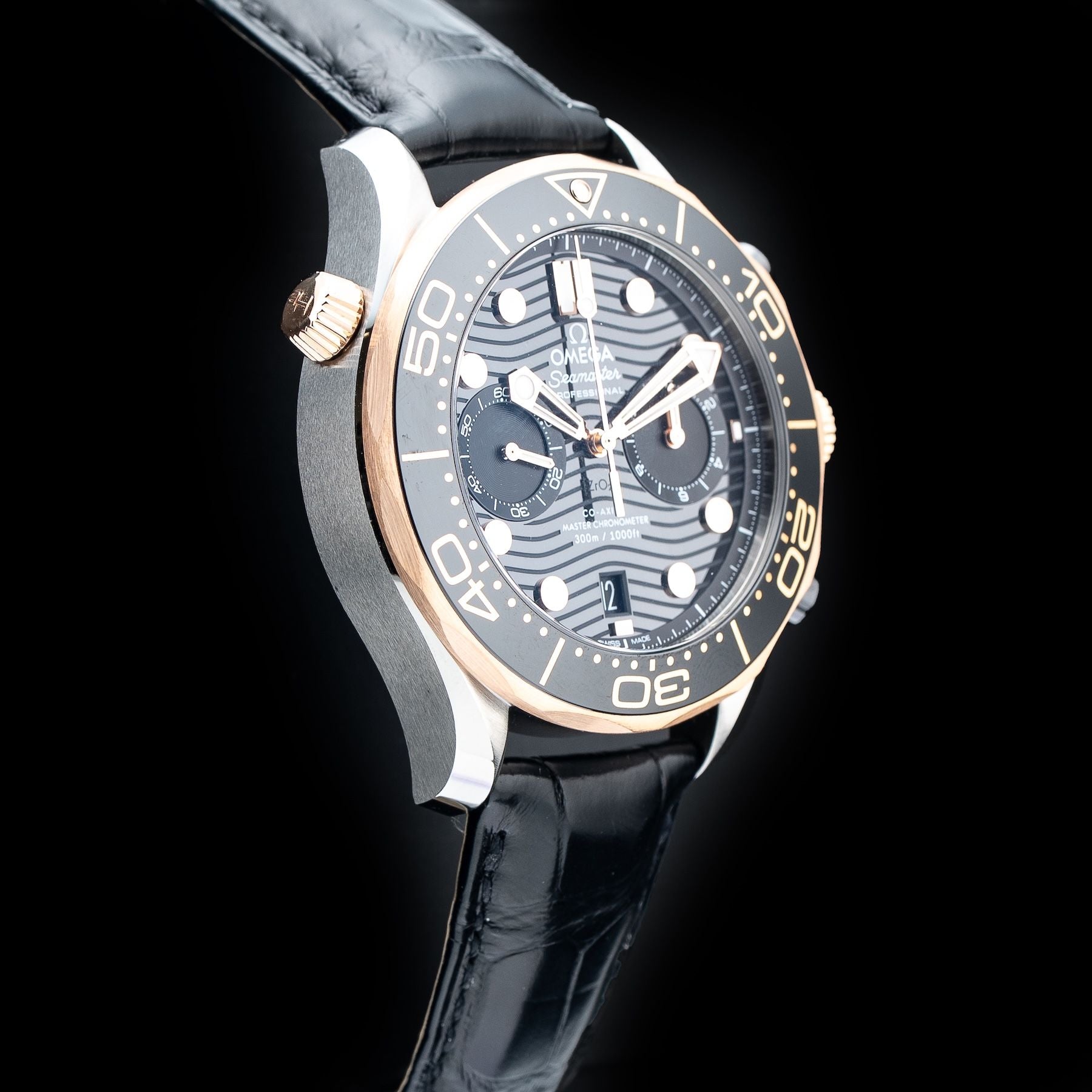 Omega 210.22.44.51.01.001 Seamaster Diver 300M Master Chronometer Steel and Gold