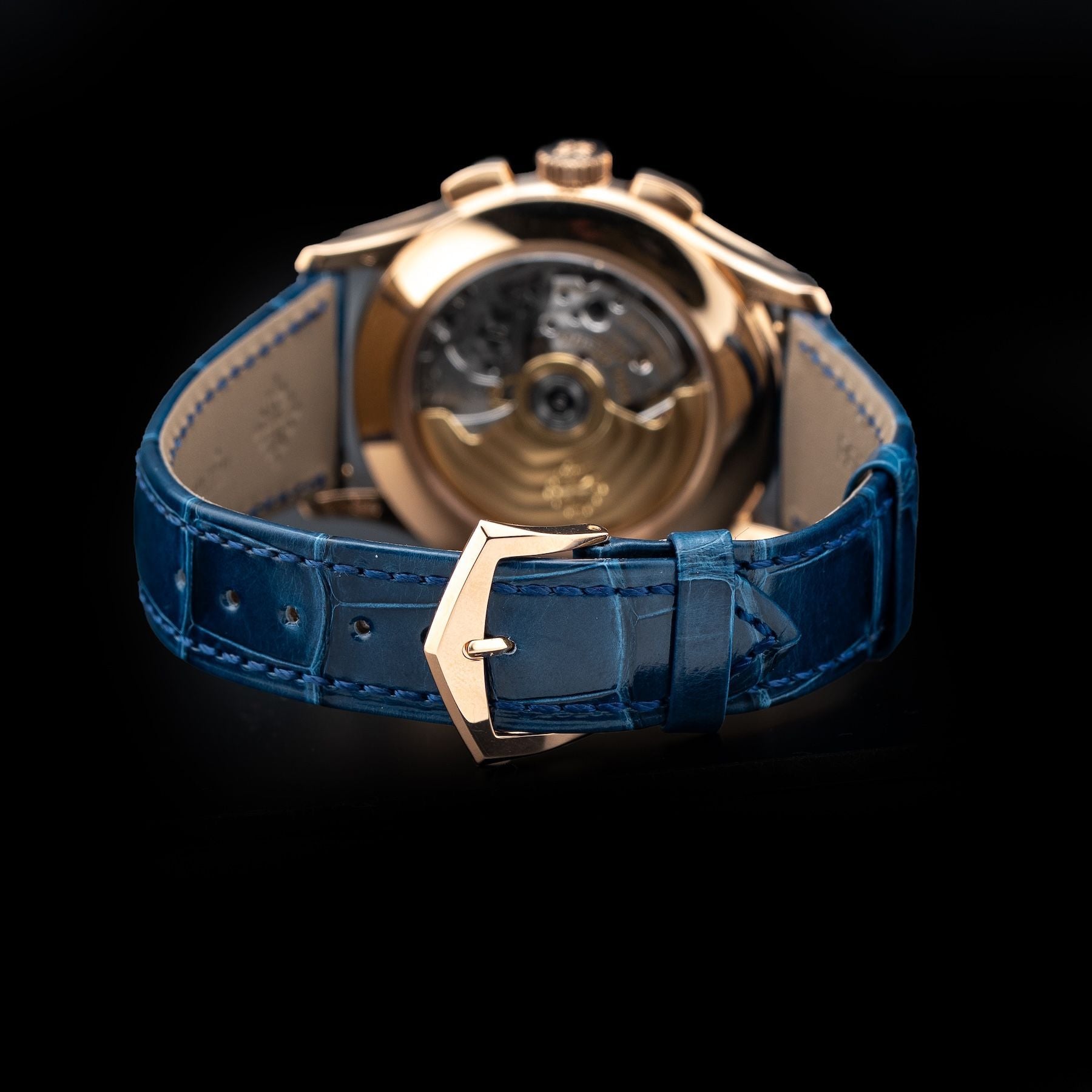 Patek Philippe 5905R-010 Flyback Chronograph Annual Calendar Rose Gold Blue