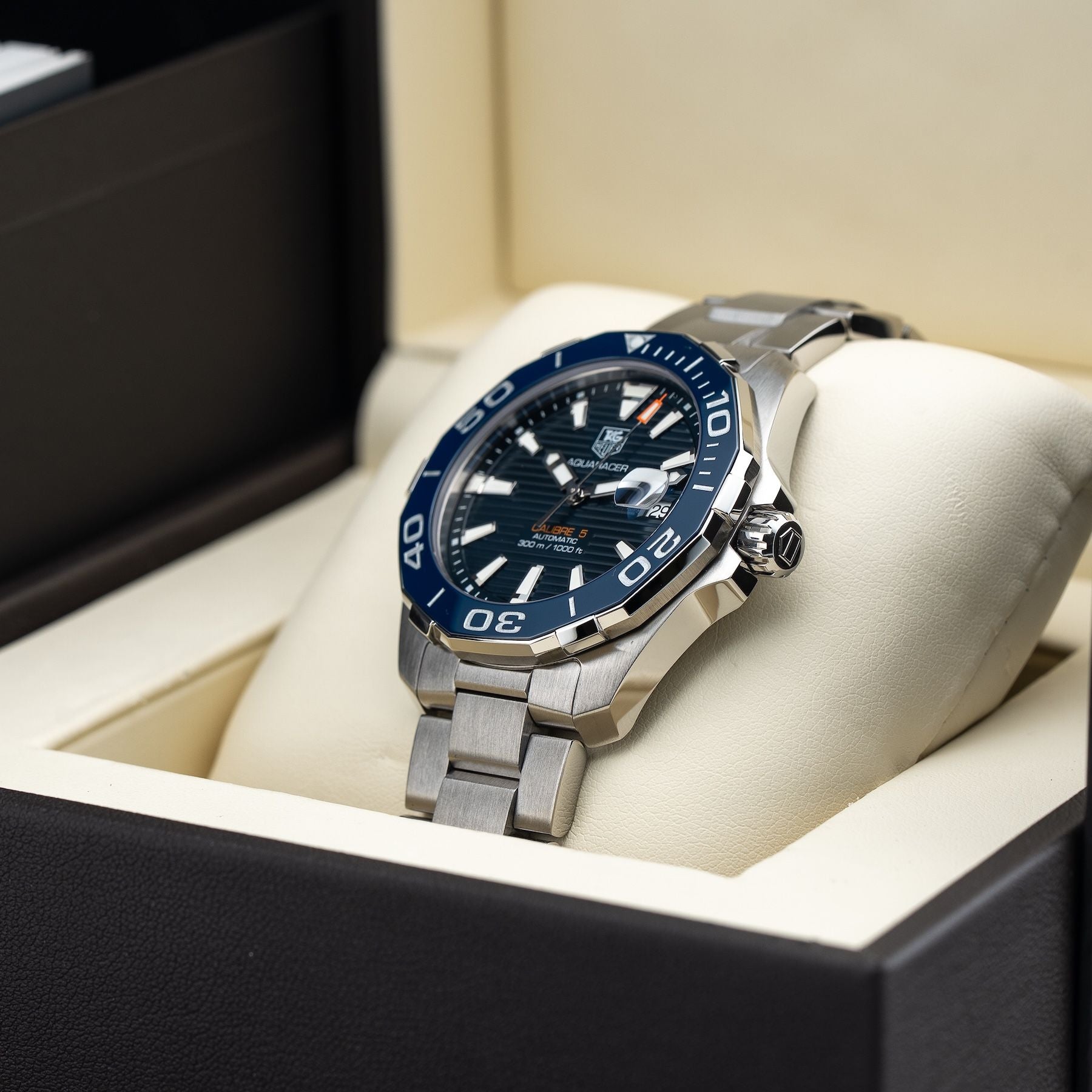 TAG Heuer Aquaracer Automatic Navy Blue Dial WAY211C.BA0928 Caliber 5