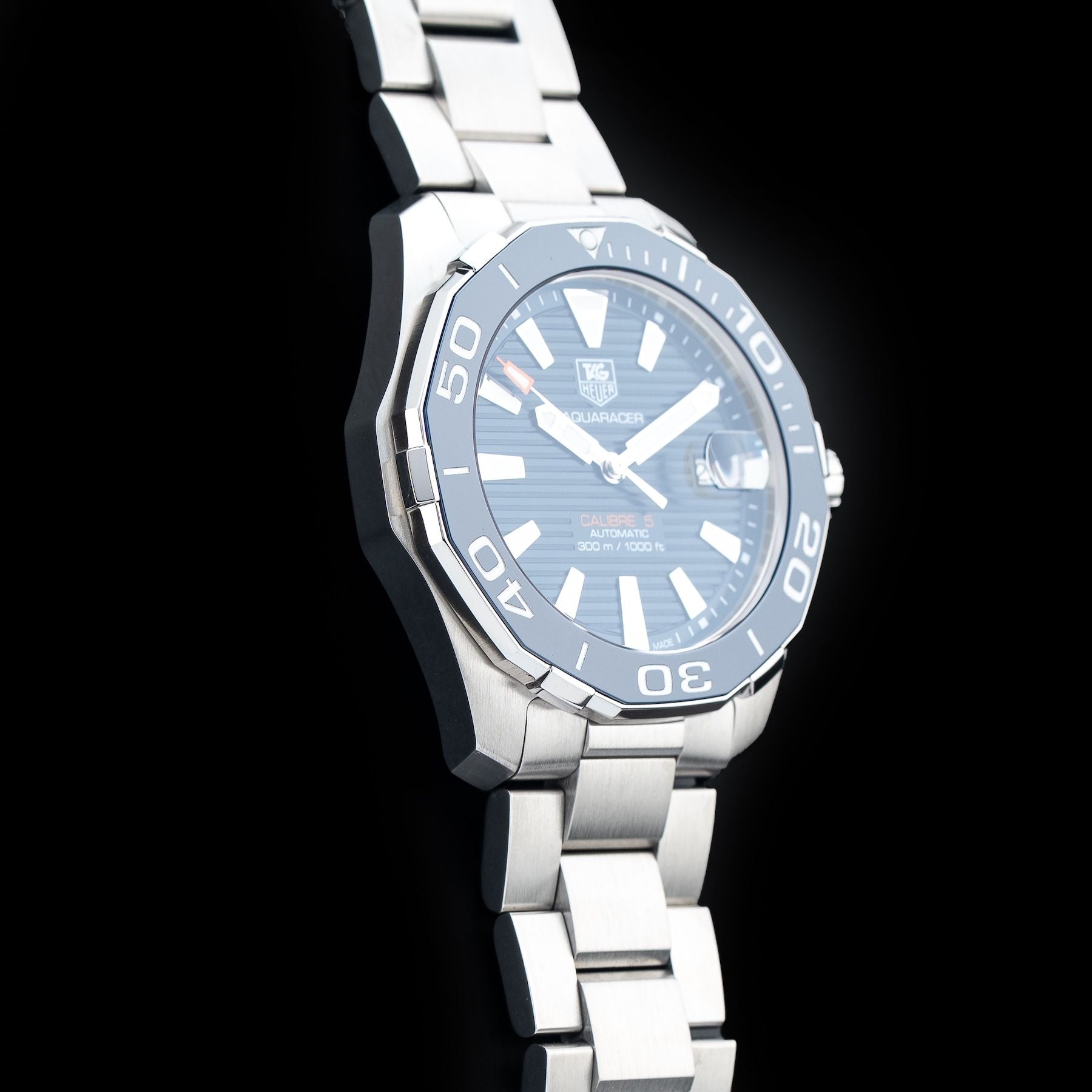 TAG Heuer Aquaracer Automatic Navy Blue Dial WAY211C.BA0928 Caliber 5