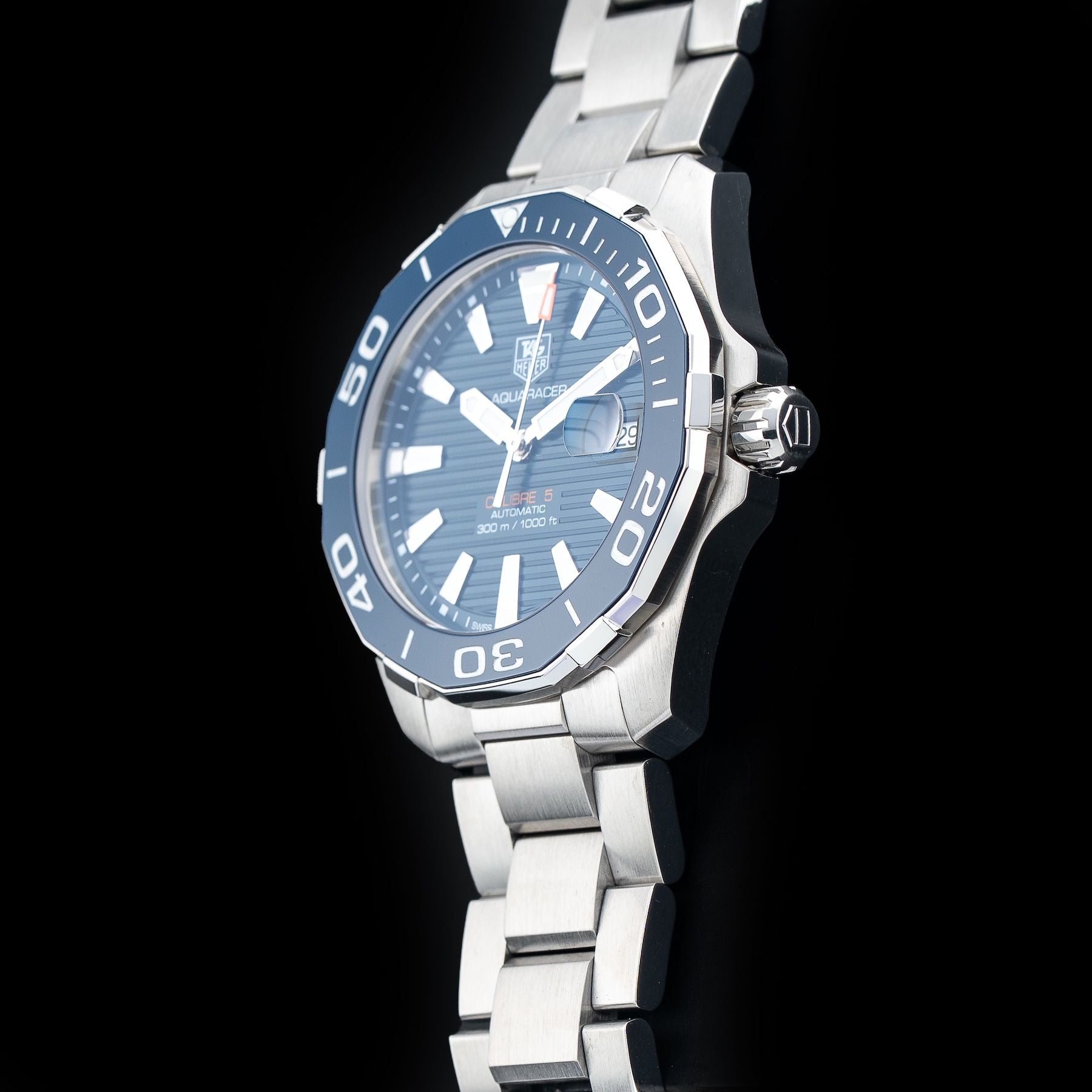 TAG Heuer Aquaracer Automatic Navy Blue Dial WAY211C.BA0928 Caliber 5