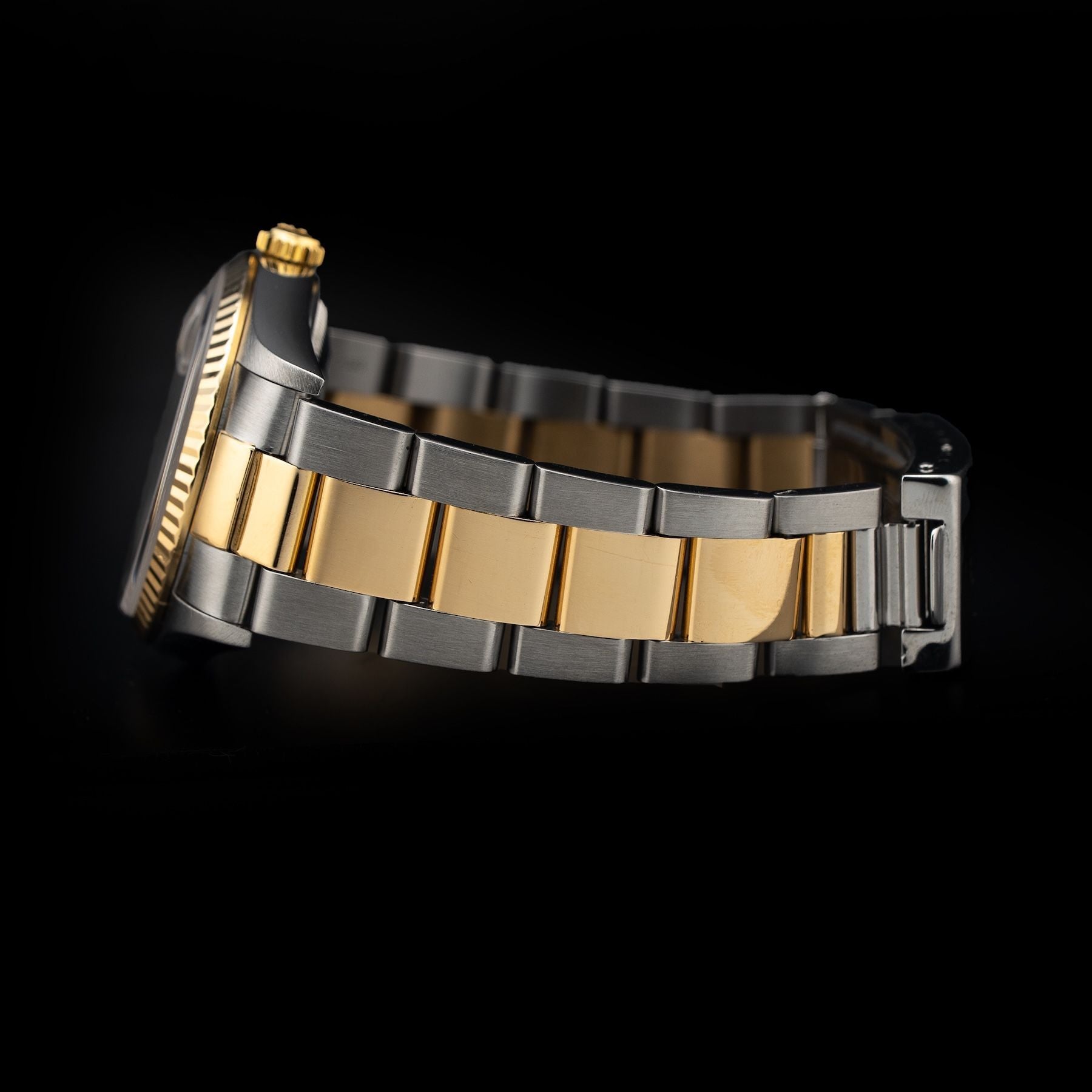 Rolex R16233 Datejust Stainless Steel & 18K Gold Slate Dial Roman