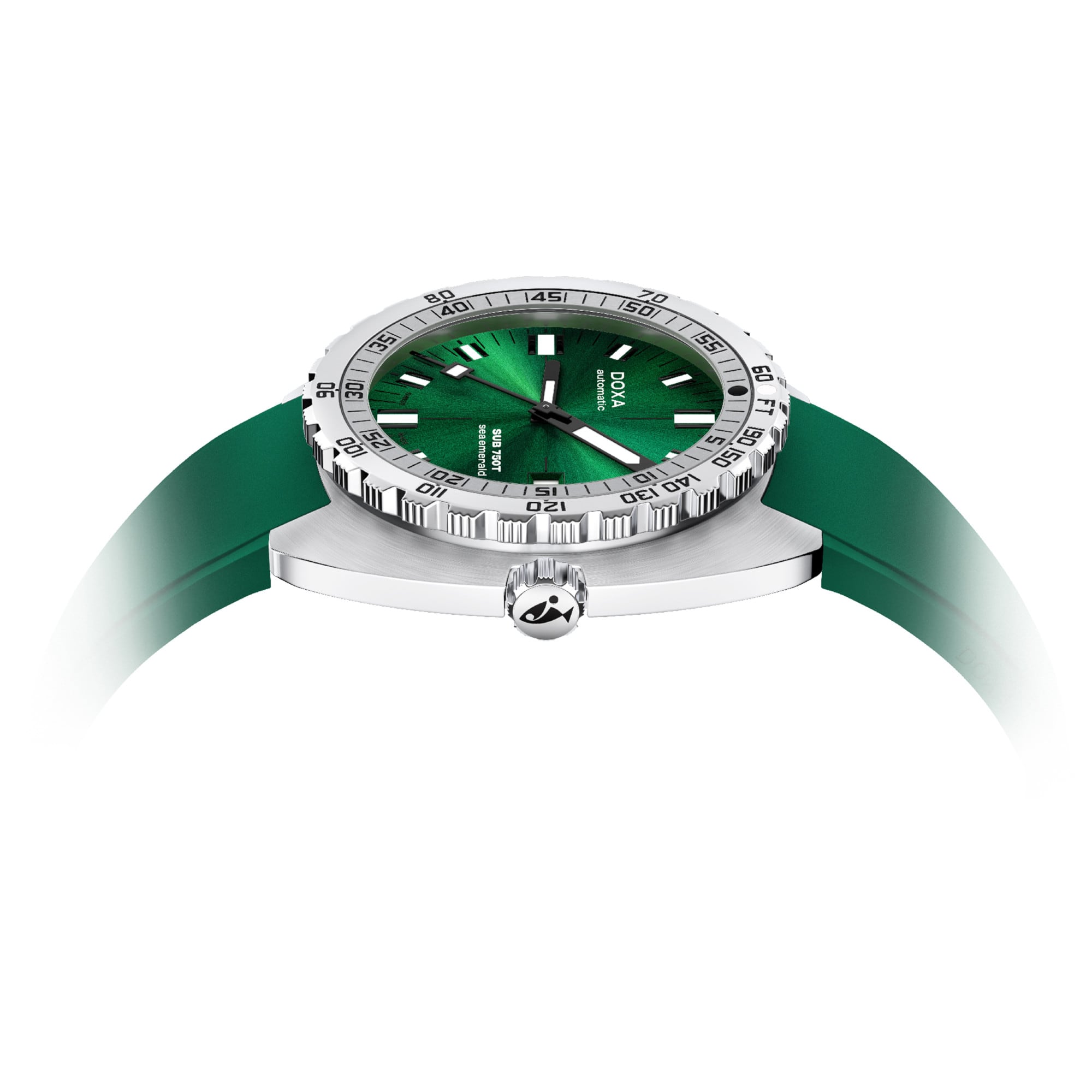 DOXA SUB 750T Sea Emerald 825.10.131.26 On Strap