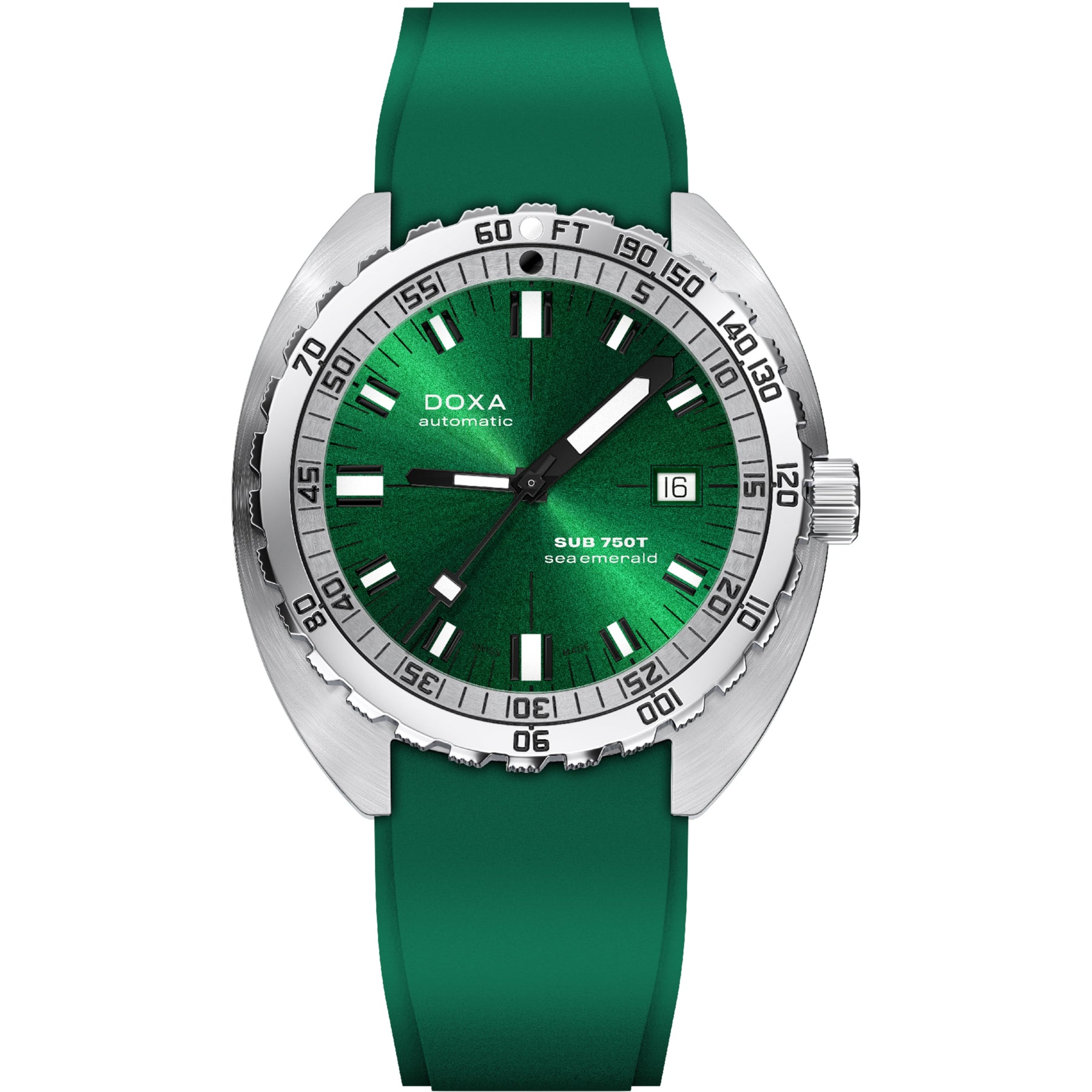 DOXA SUB 750T Sea Emerald 825.10.131.26 On Strap