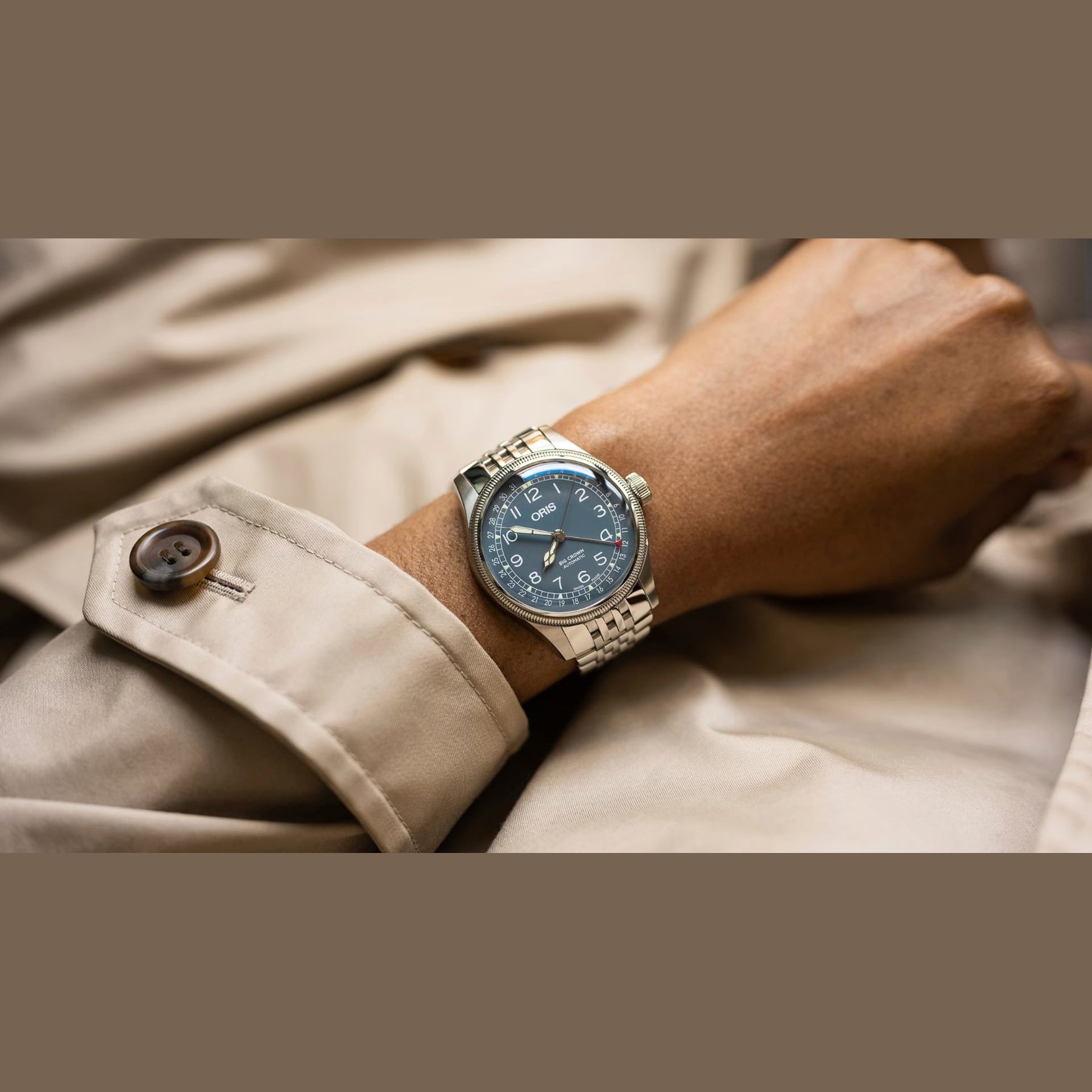 Oris 01 754 7785 4065-07 8 20 02 Big Crown Pointer Date