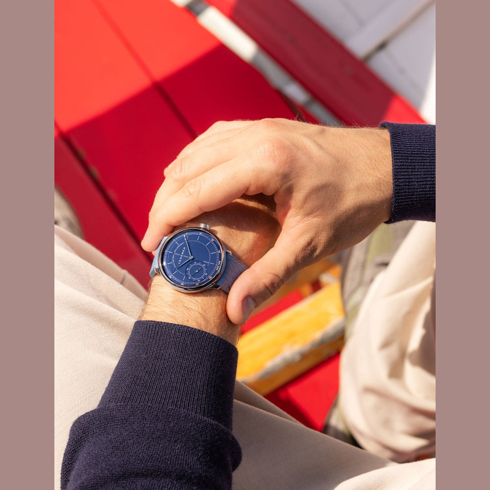 Lederer CIC 9016.60.210 Longitude Cobalt-Blue 39mm