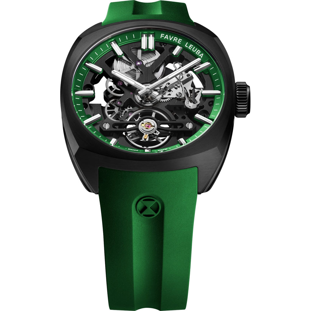 Favre Leuba 00.20106.105.03.303 Chief Skeleton Green