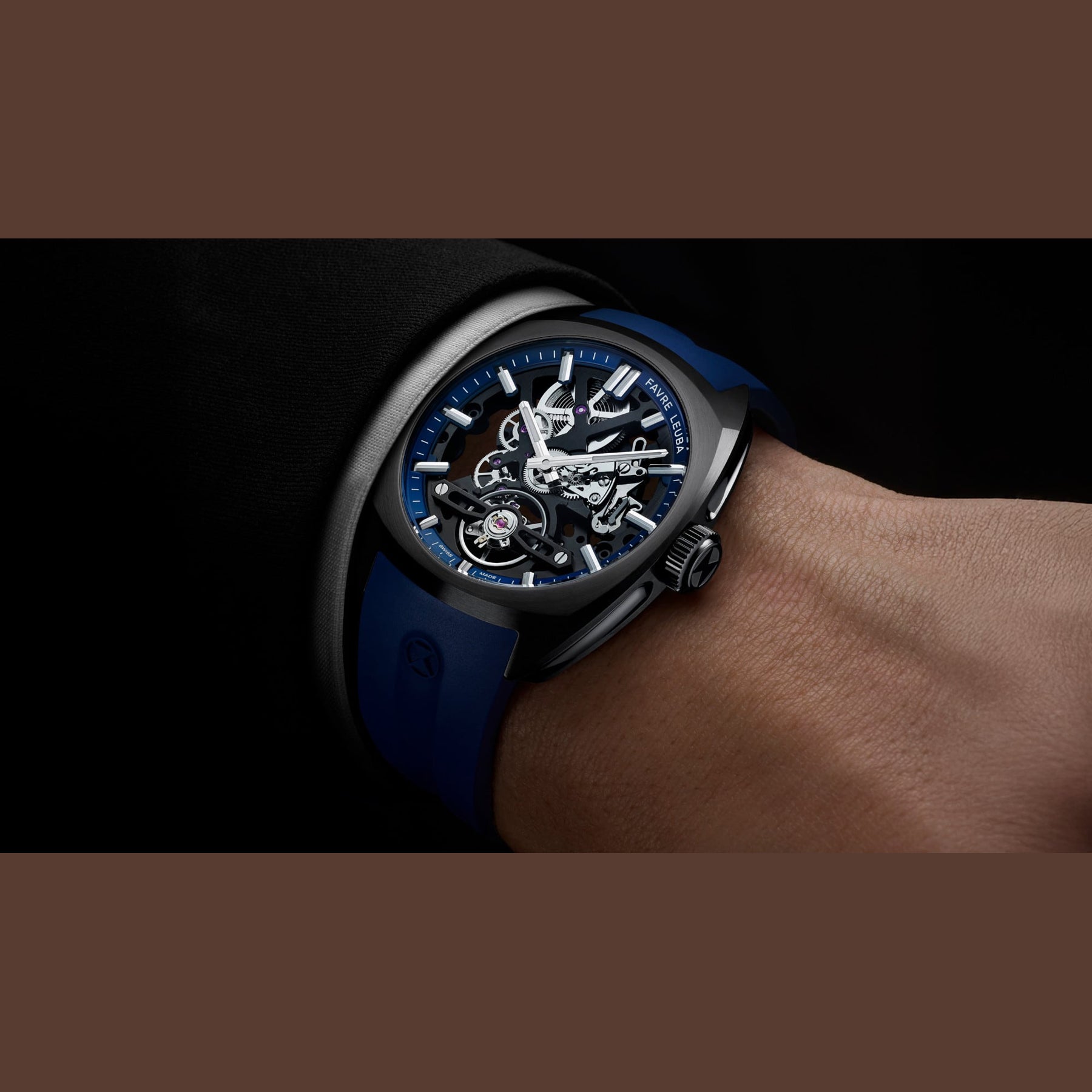 Favre Leuba 00.20106.105.02.302 Chief Skeleton Blue