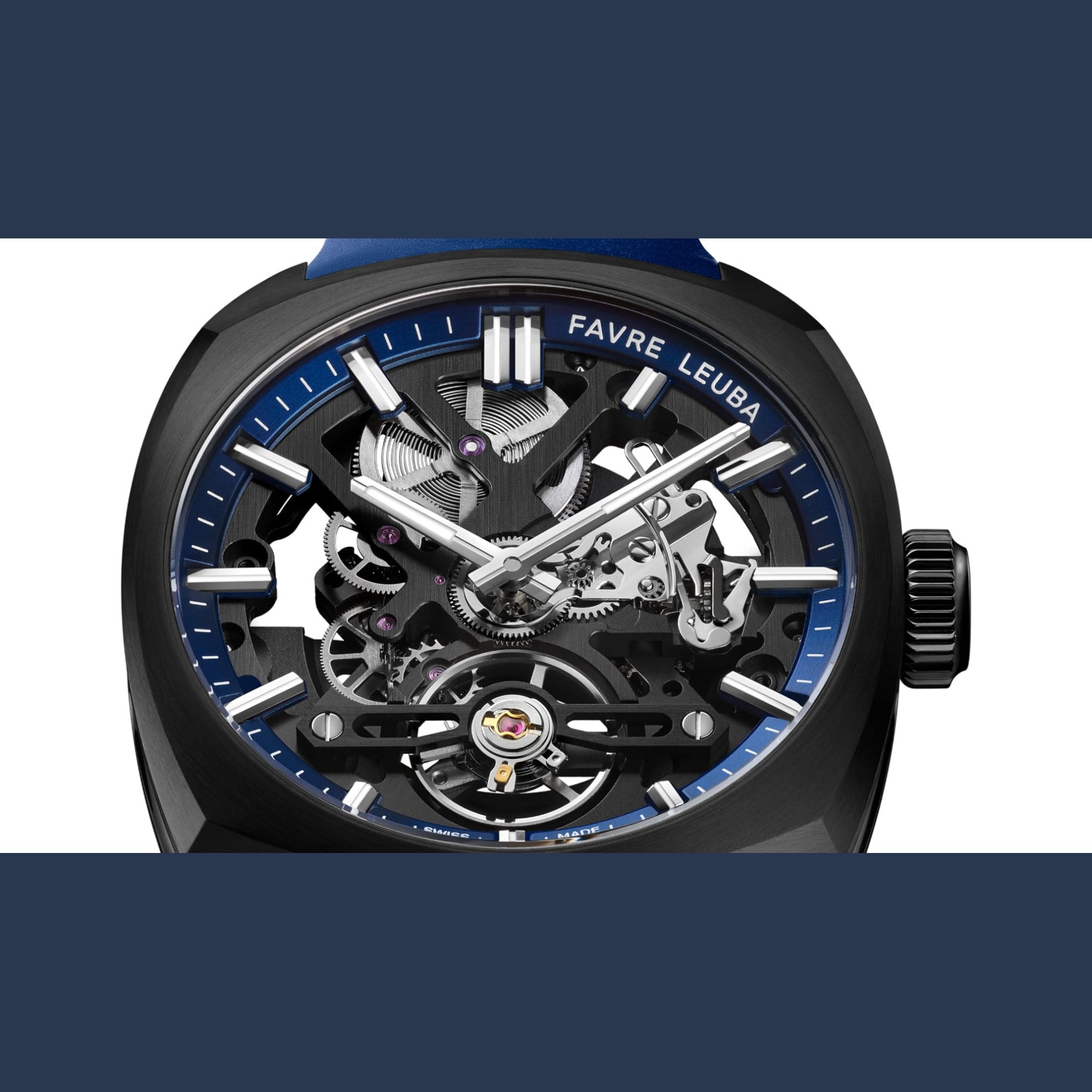 Favre Leuba 00.20106.105.02.302 Chief Skeleton Blue
