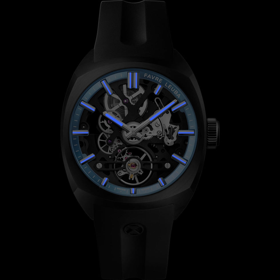 Favre Leuba 00.20106.105.04.301 Chief Skeleton Light Blue