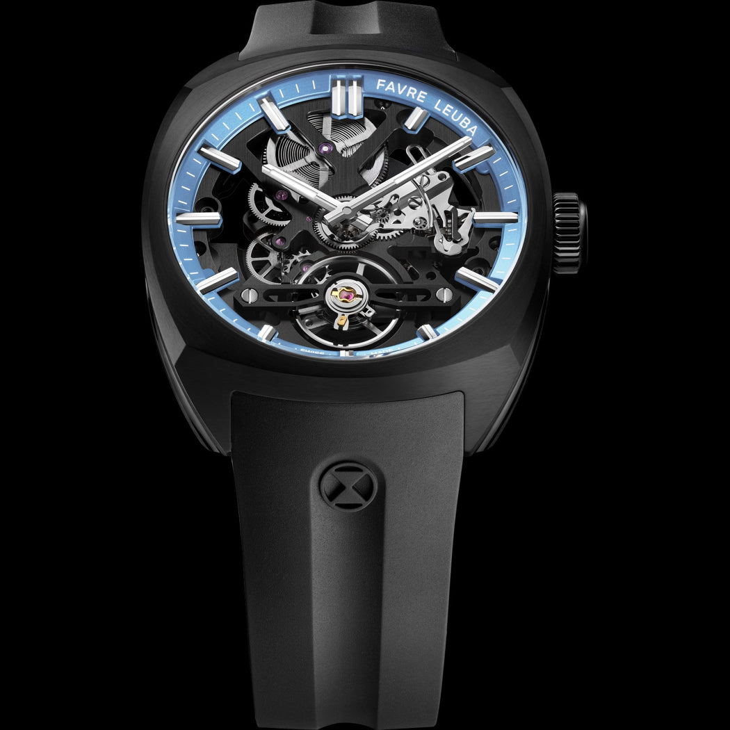 Favre Leuba 00.20106.105.04.301 Chief Skeleton Light Blue