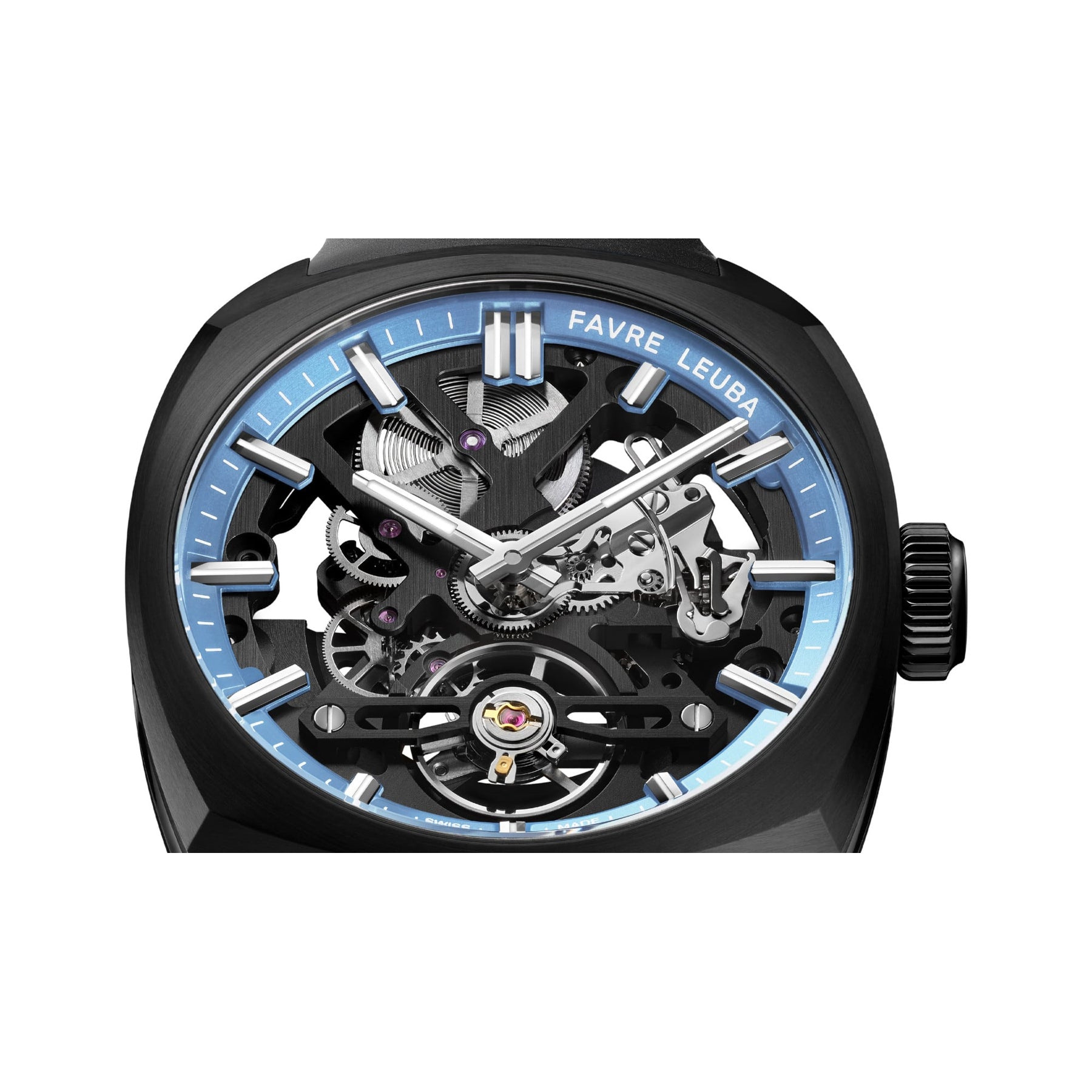 Favre Leuba 00.20106.105.04.301 Chief Skeleton Light Blue