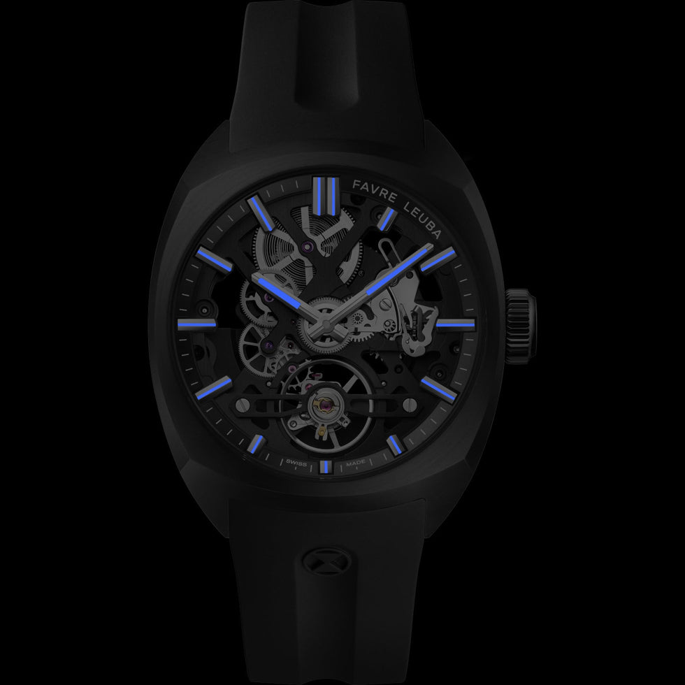 Favre Leuba 00.20106.105.06.301 Chief Skeleton Black
