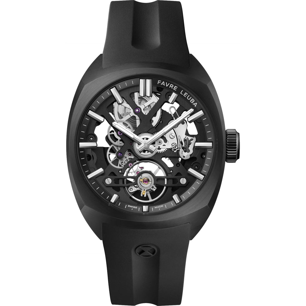 Favre Leuba 00.20106.105.06.301 Chief Skeleton Black