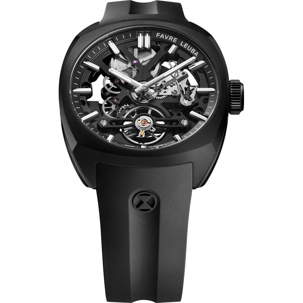 Favre Leuba 00.20106.105.06.301 Chief Skeleton Black