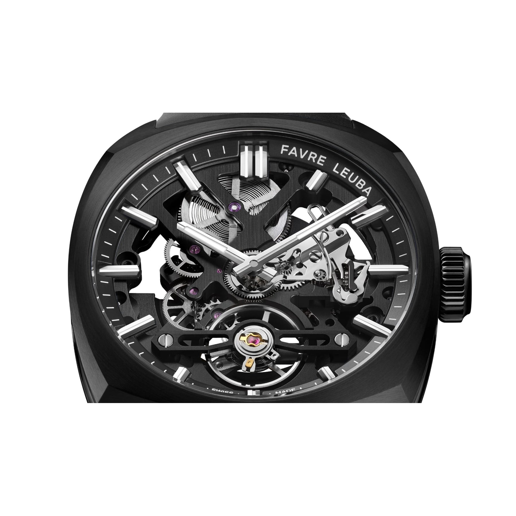 Favre Leuba 00.20106.105.06.301 Chief Skeleton Black