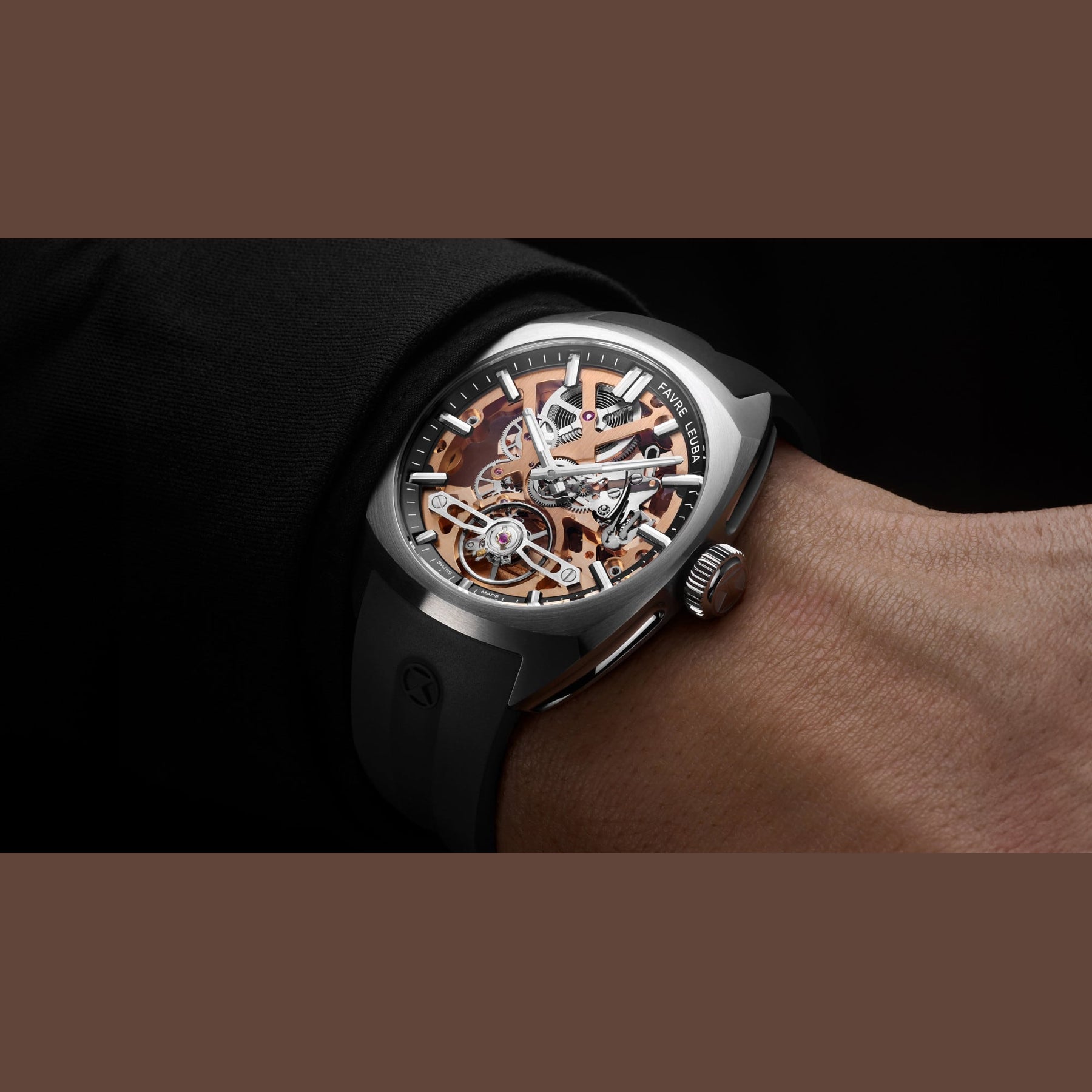 Favre Leuba 00.20105.103.01.301 Chief Skeleton Black
