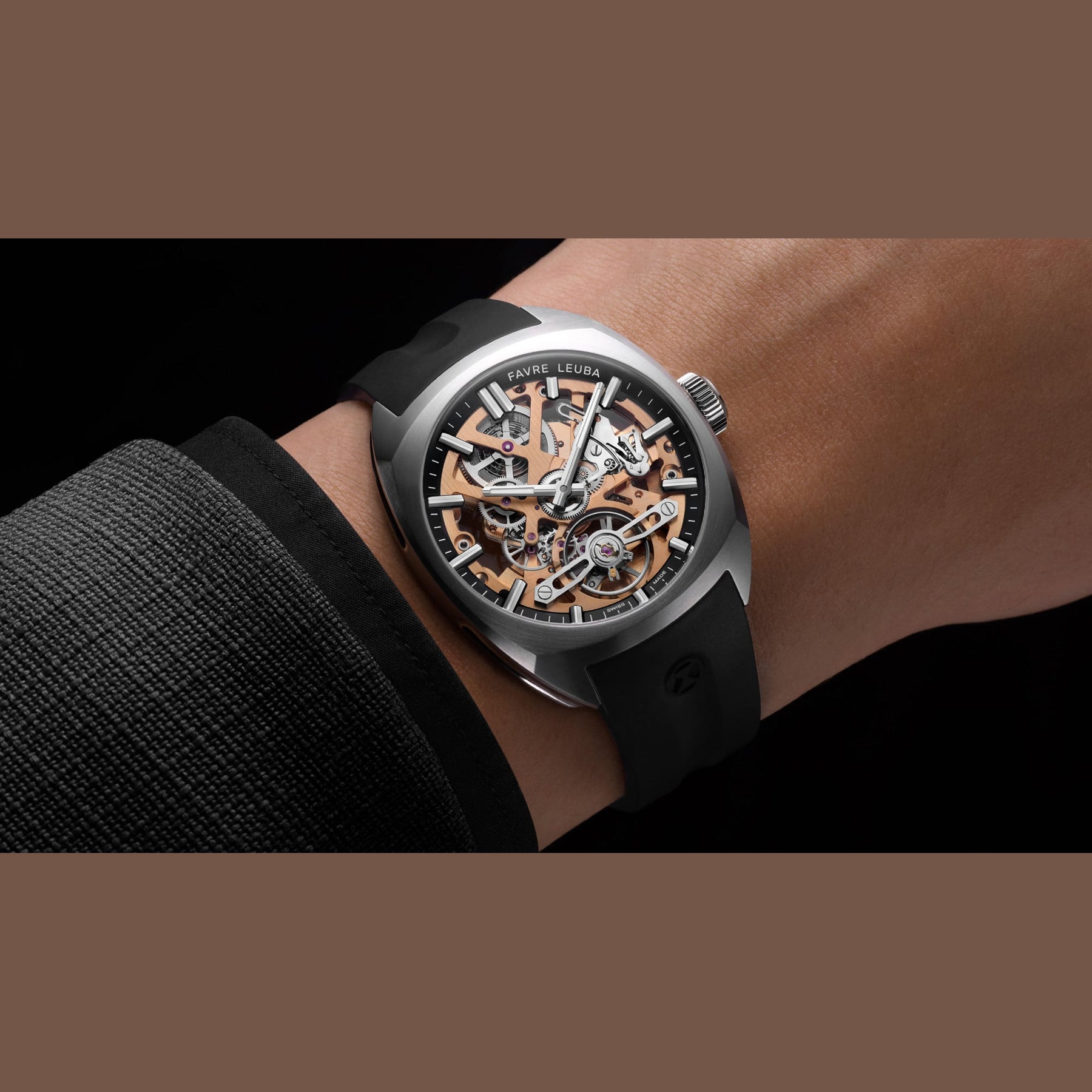 Favre Leuba 00.20105.103.01.301 Chief Skeleton Black