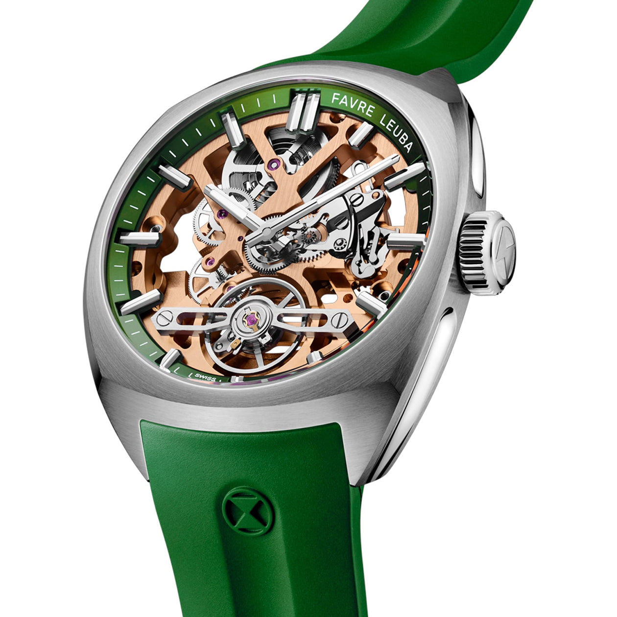 Favre Leuba 00.20105.103.03.303 Chief Skeleton Green