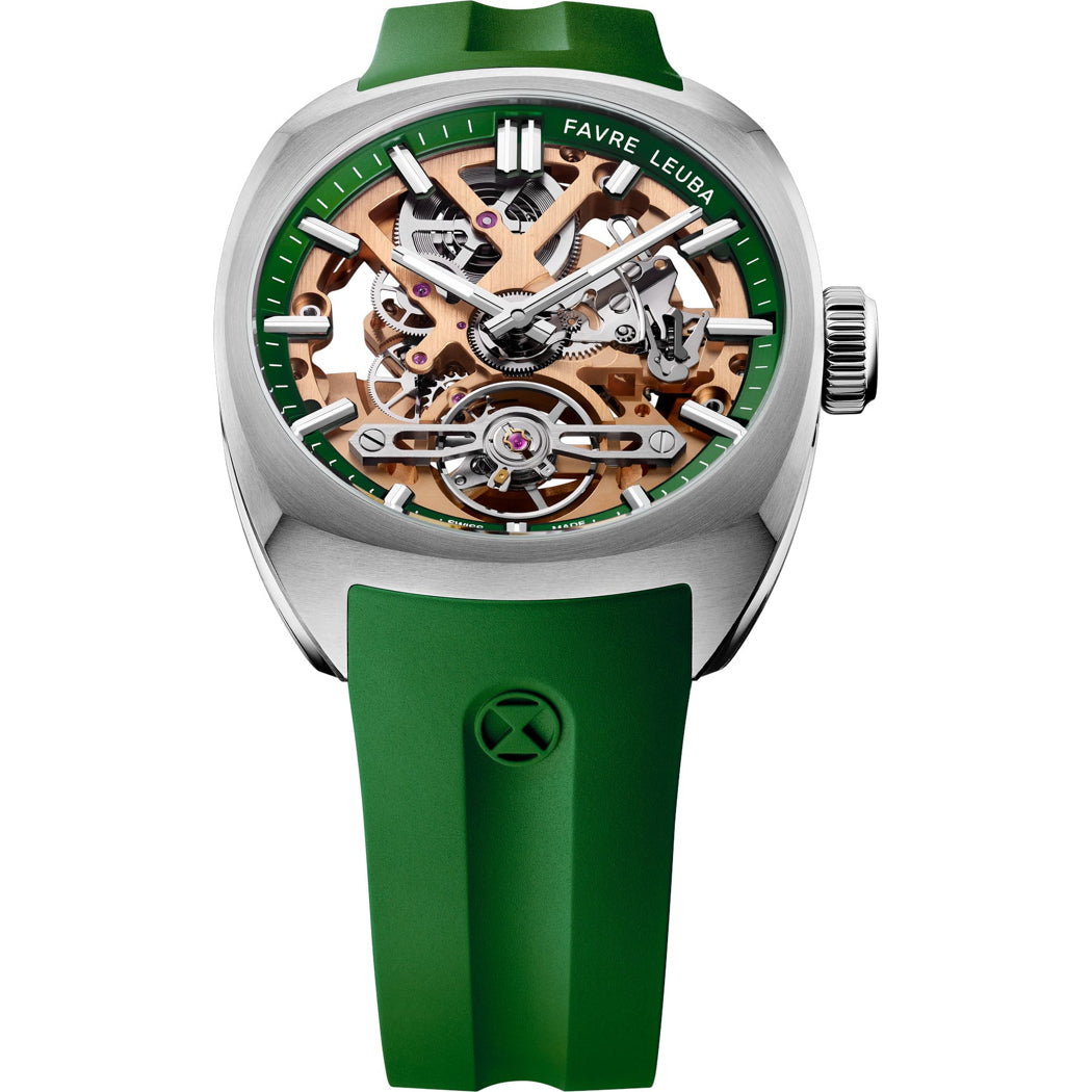 Favre Leuba 00.20105.103.03.303 Chief Skeleton Green