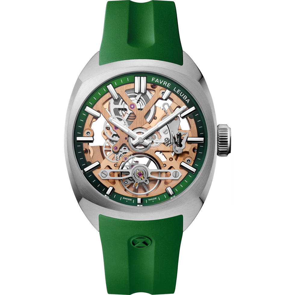 Favre Leuba 00.20105.103.03.303 Chief Skeleton Green