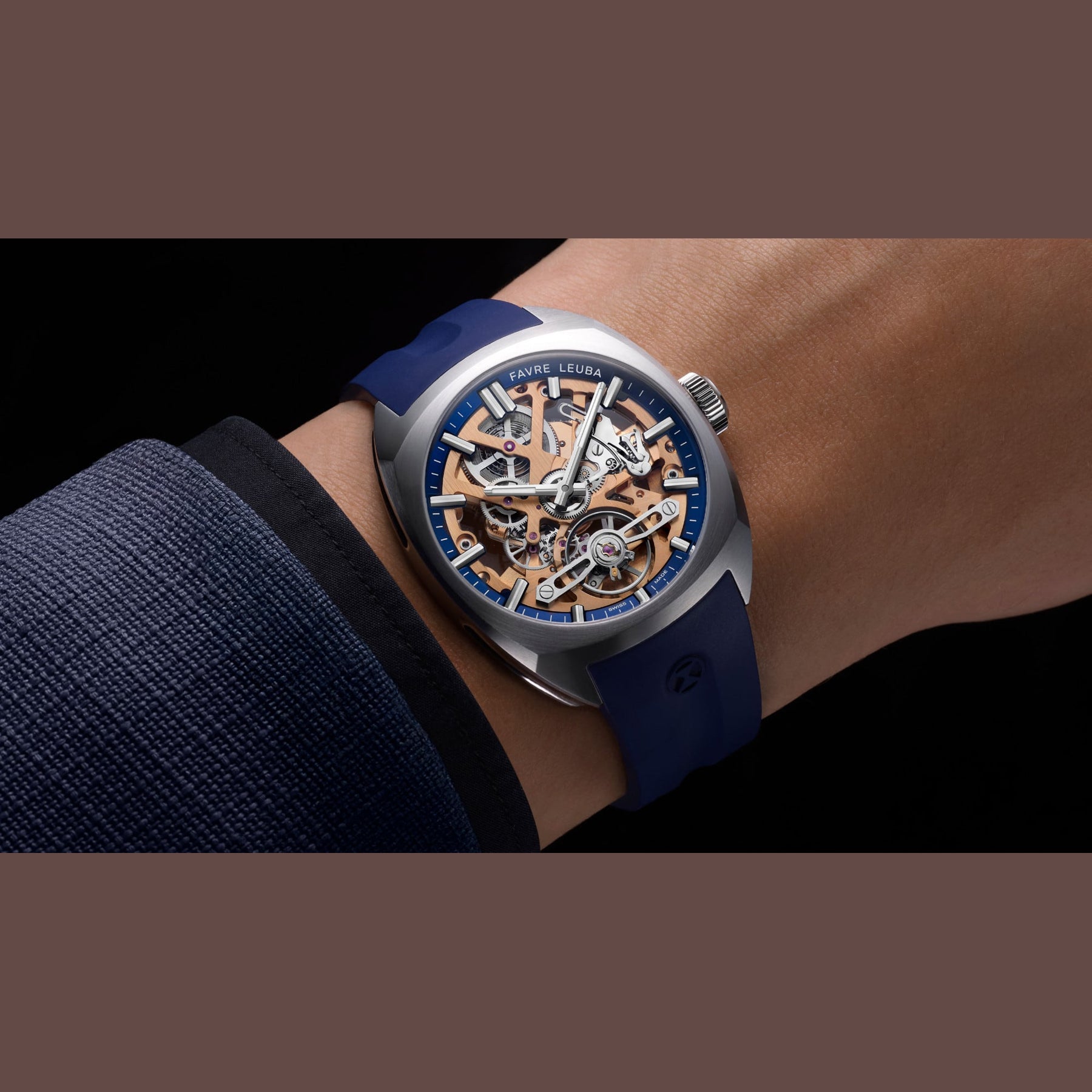 Favre Leuba 00.20105.103.02.302 Chief Skeleton Blue