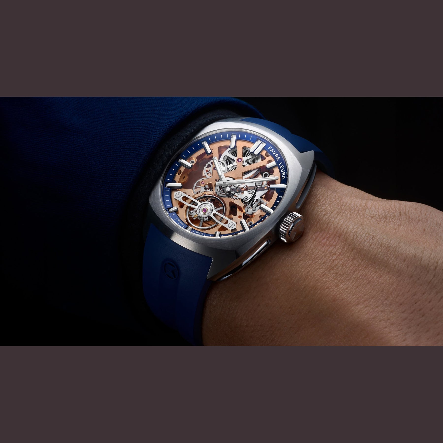 Favre Leuba 00.20105.103.02.302 Chief Skeleton Blue