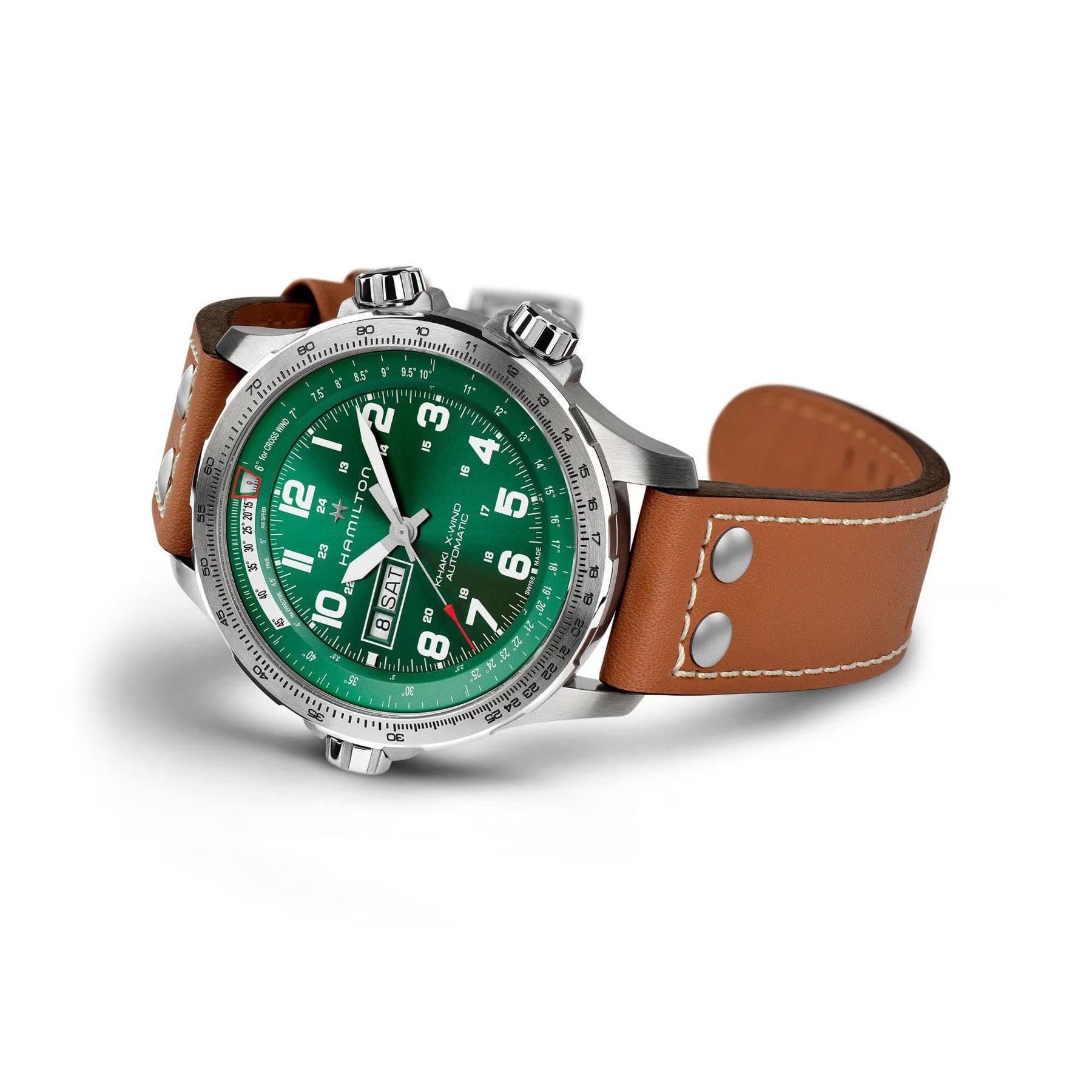 Hamilton H77735560 Khaki Aviation X-Wind Day Date