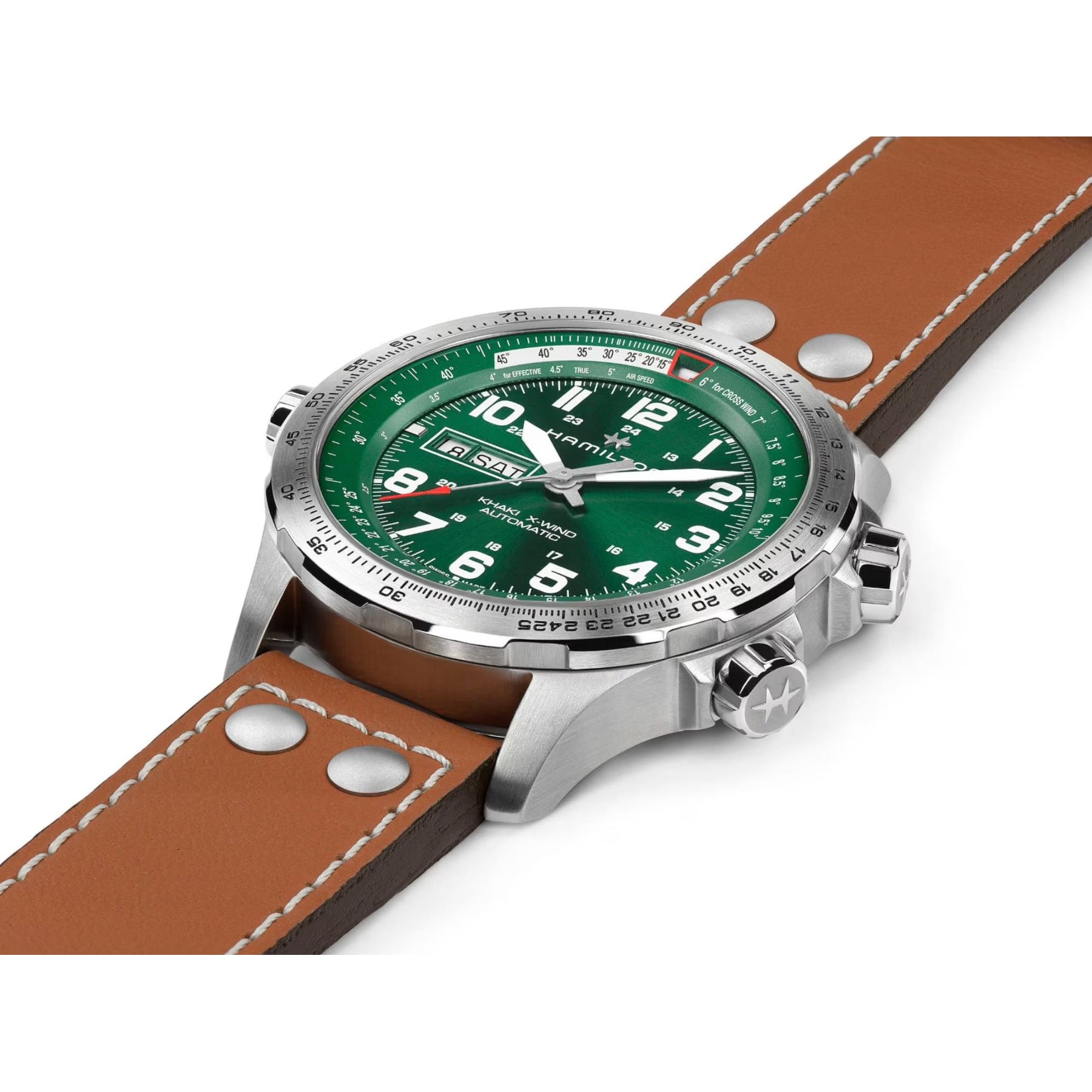 Hamilton H77735560 Khaki Aviation X-Wind Day Date