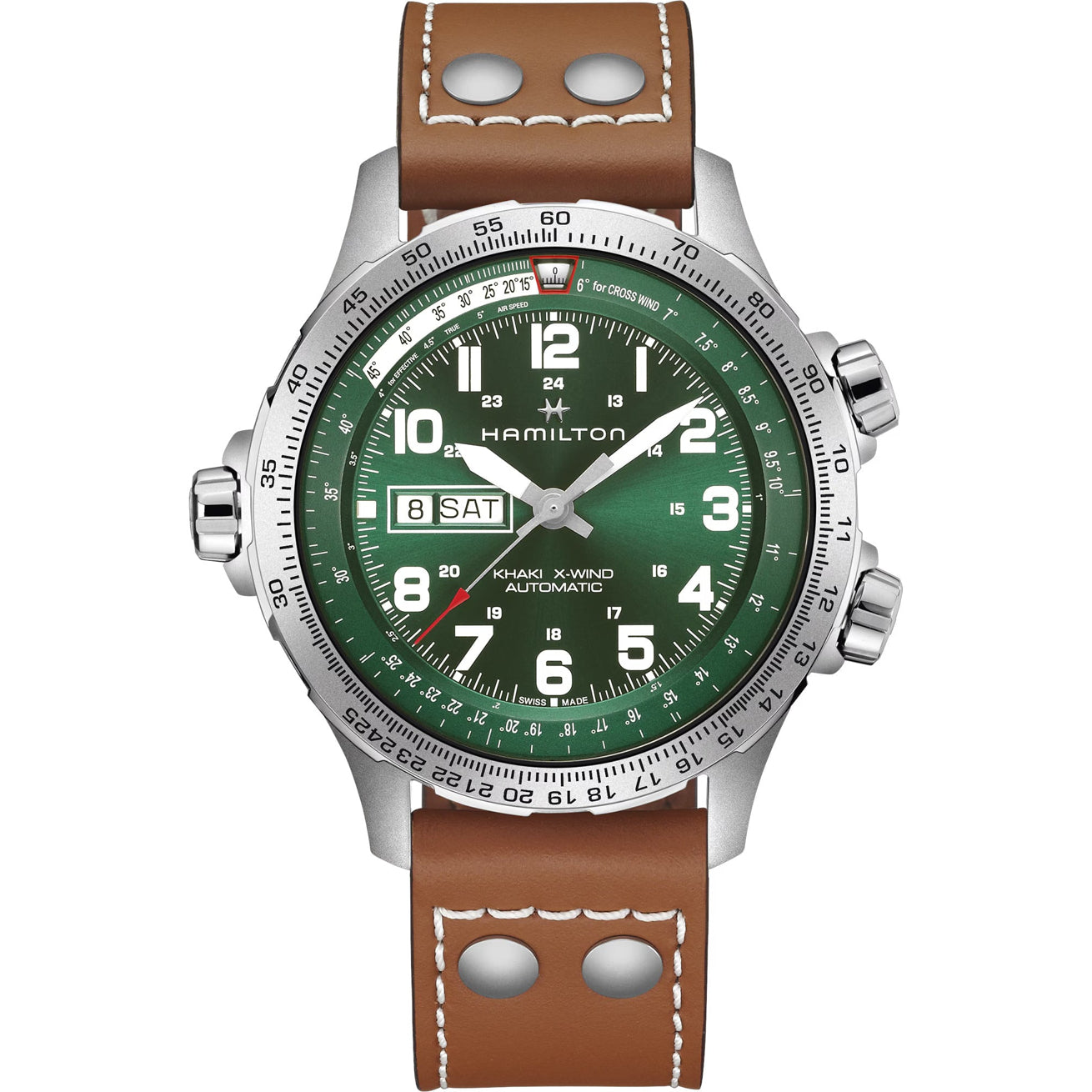 Hamilton H77735560 Khaki Aviation X-Wind Day Date