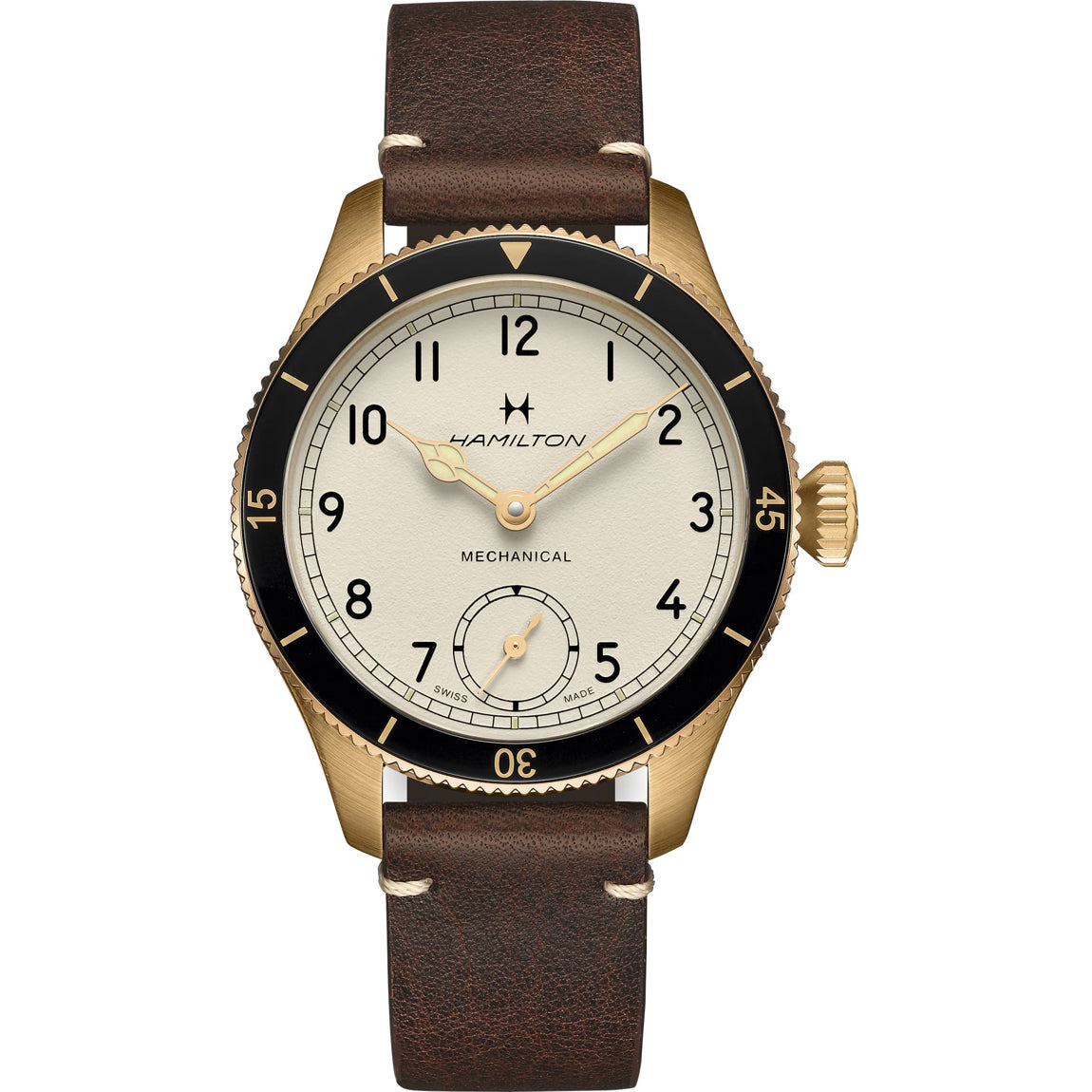 Hamitlon H76709510 Khaki Aviation Pilot Pioneer Mechanical 43mm
