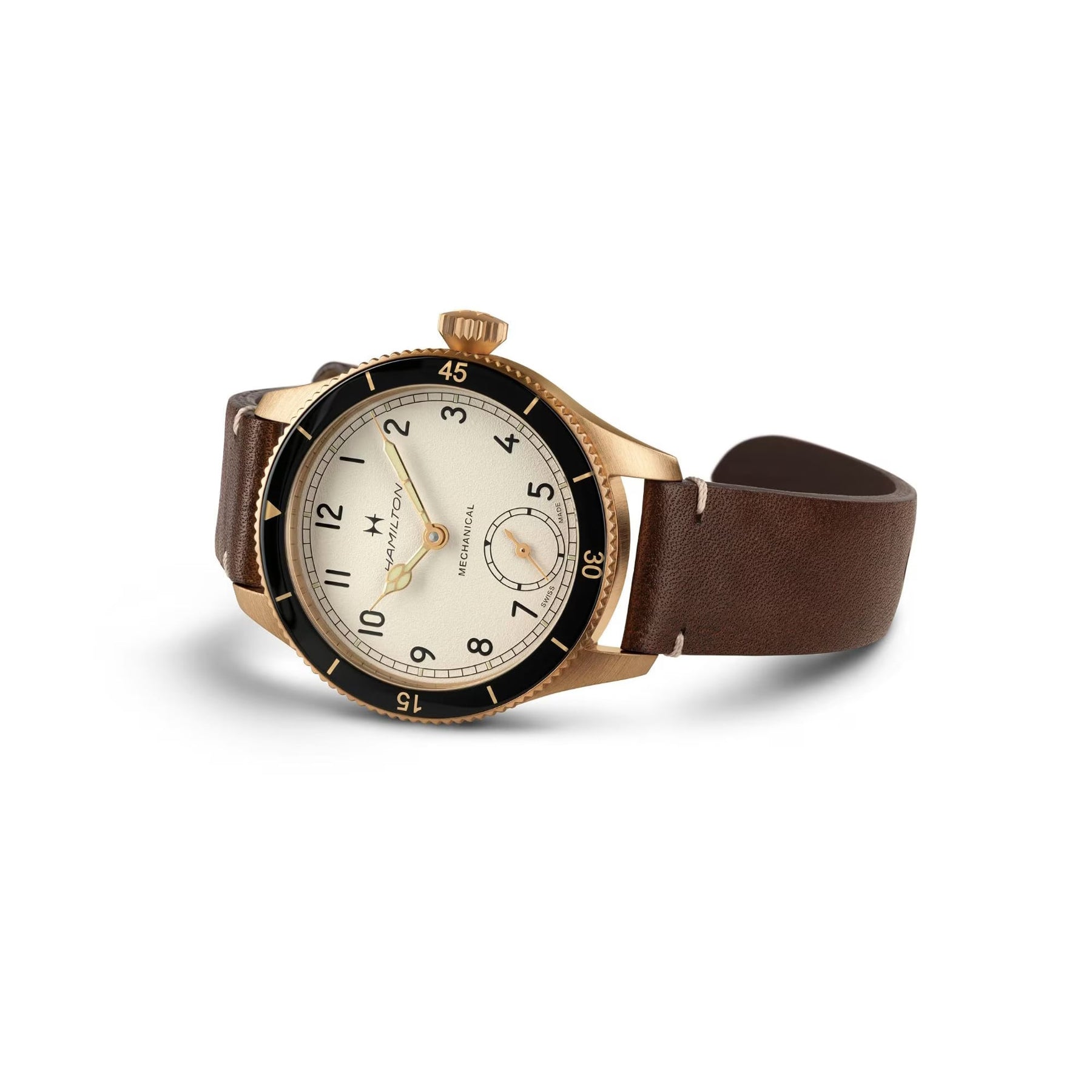 Hamitlon H76709510 Khaki Aviation Pilot Pioneer Mechanical 43mm