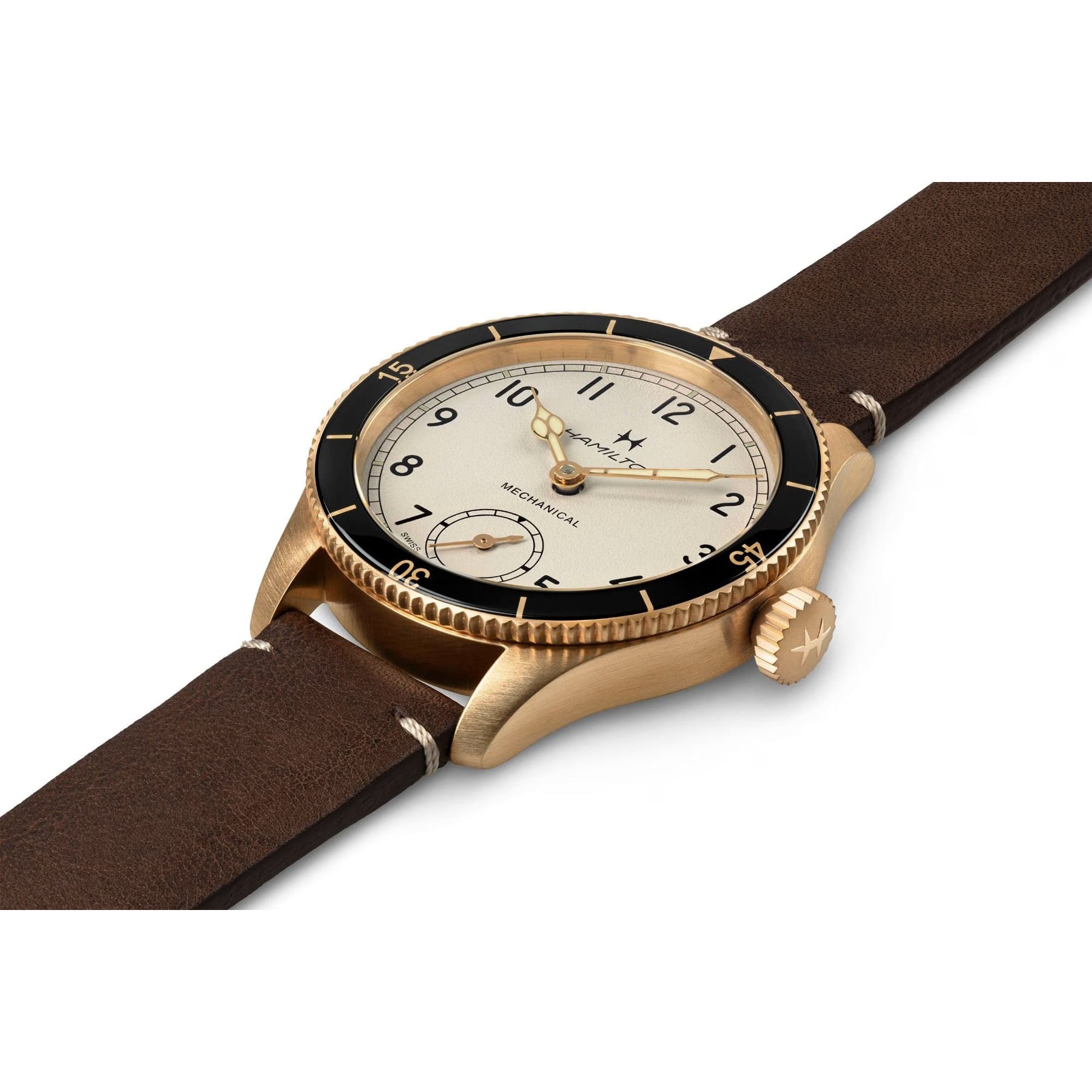 Hamitlon H76709510 Khaki Aviation Pilot Pioneer Mechanical 43mm