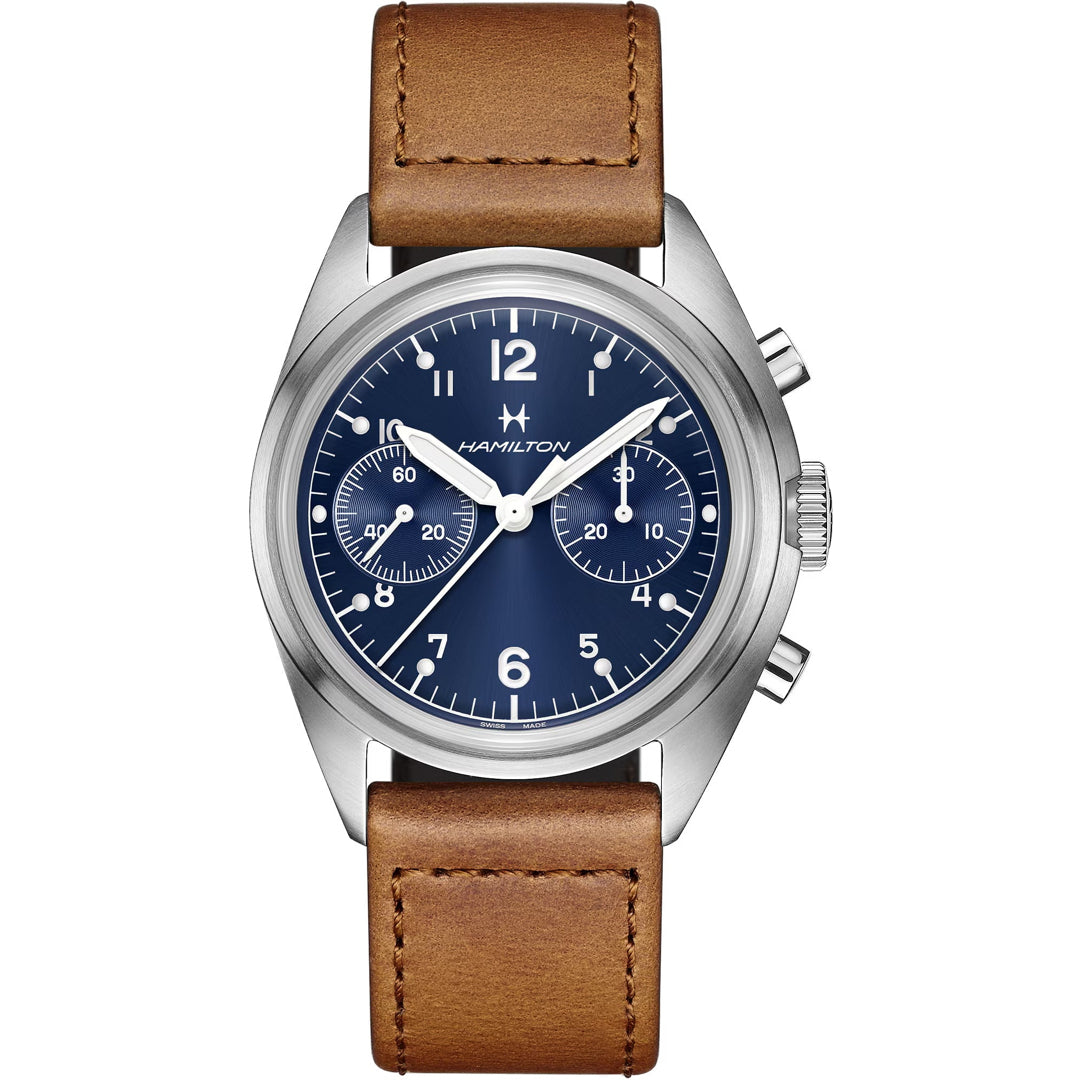 Hamilton H76409540 Khaki Aviation Pilot Pioneer Mechanical Chrono