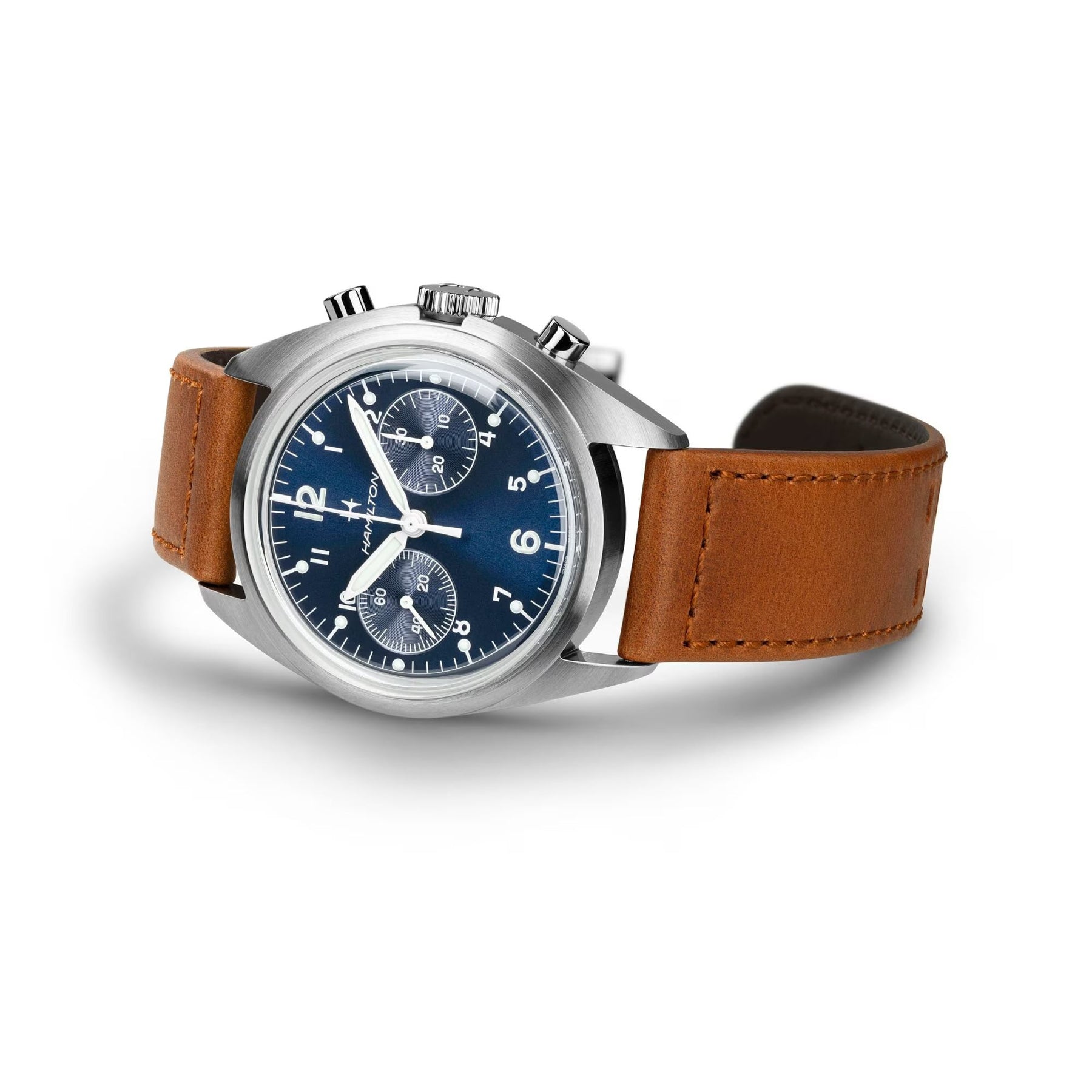 Hamilton H76409540 Khaki Aviation Pilot Pioneer Mechanical Chrono