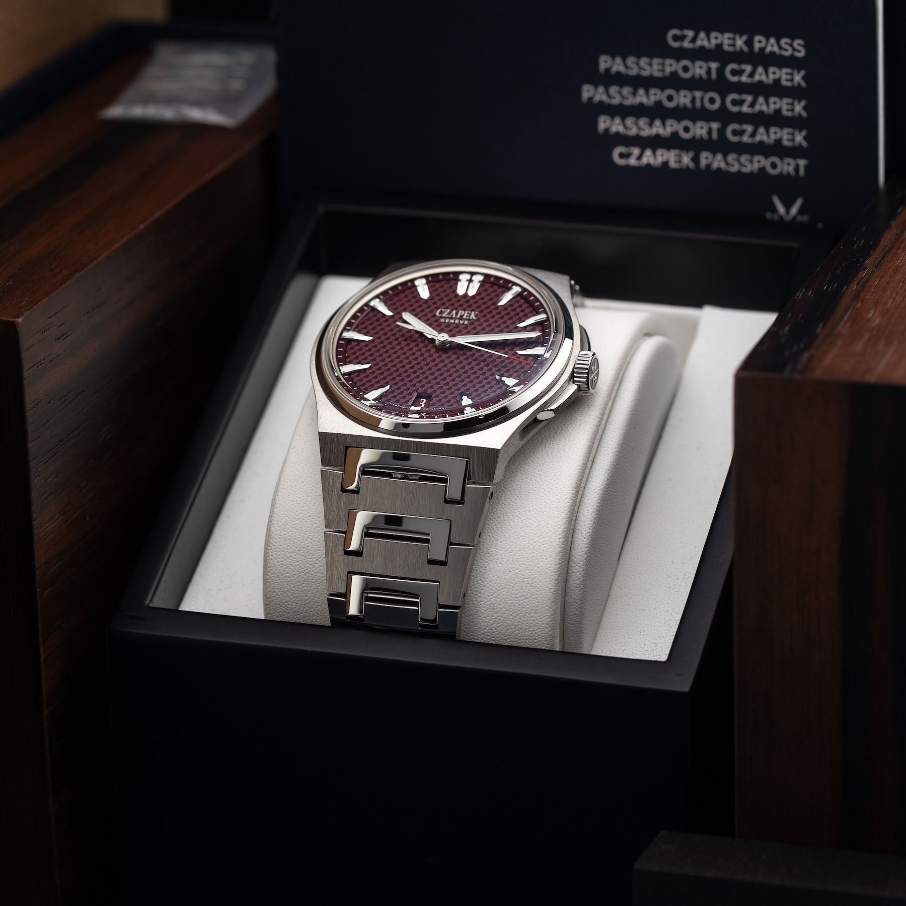 Czapek Antarctique Burgundy Passage De Drake Limited Edition