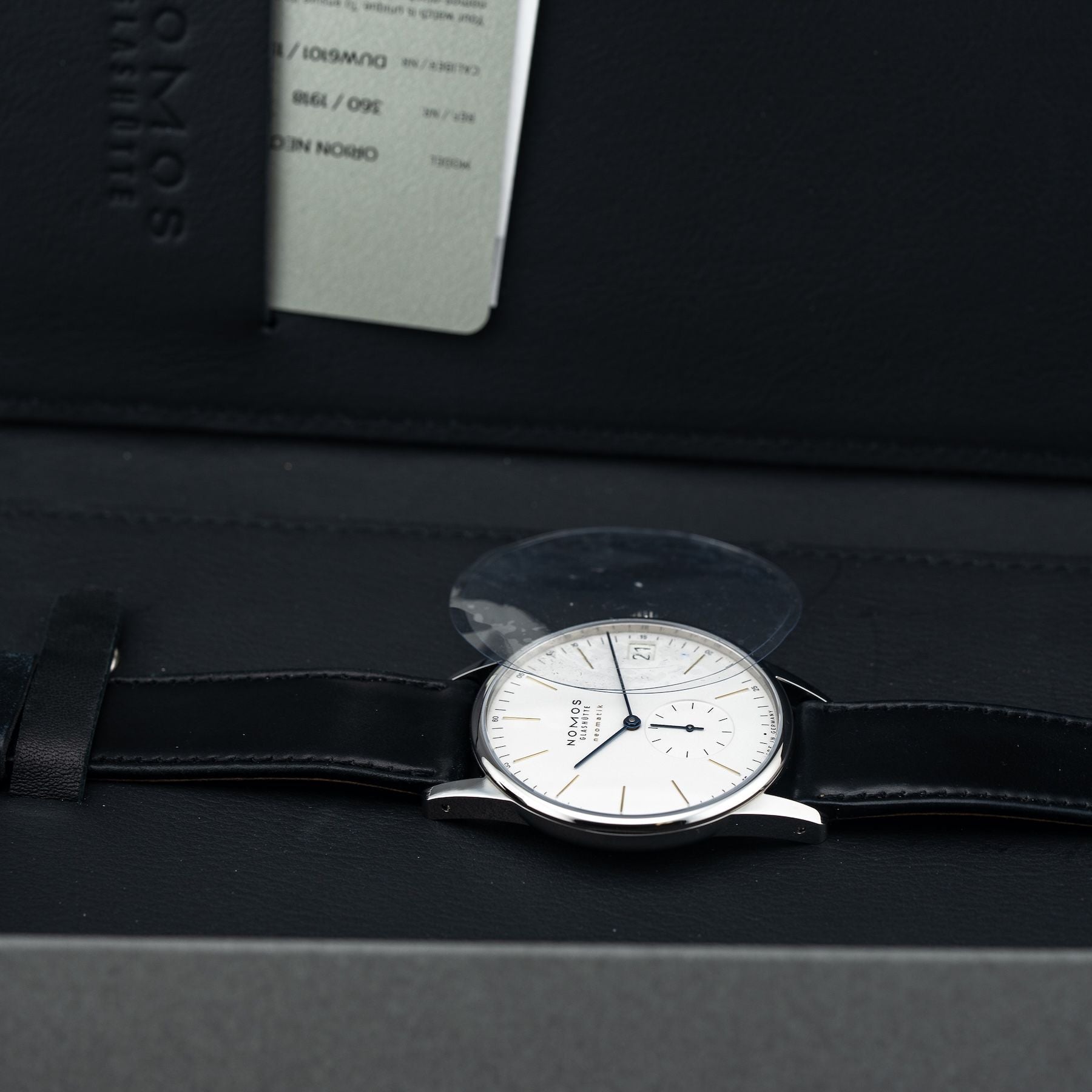 NOMOS Glashütte 360 Orion Neomatik 41 Date Automatic White Dial