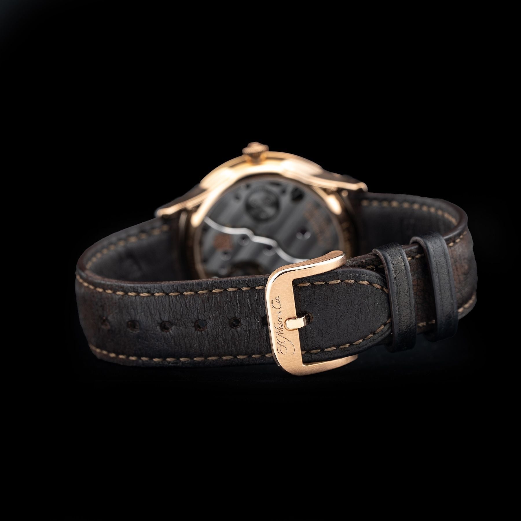 H. Moser & Cie. Venturer Small Seconds Purity Red Gold Fume Dial 2327-0404