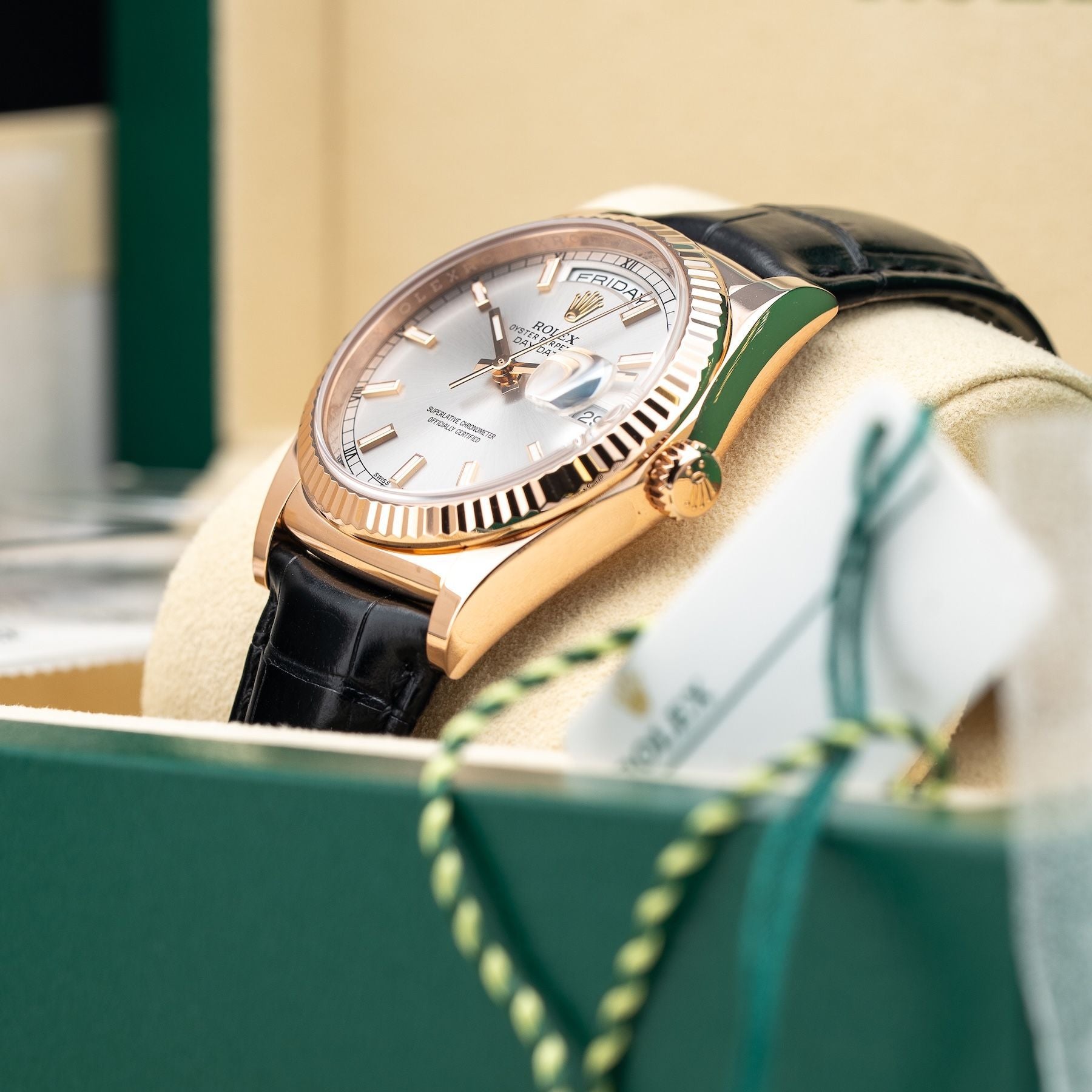 Rolex 118135-0005 Day-Date 36 Rose Gold