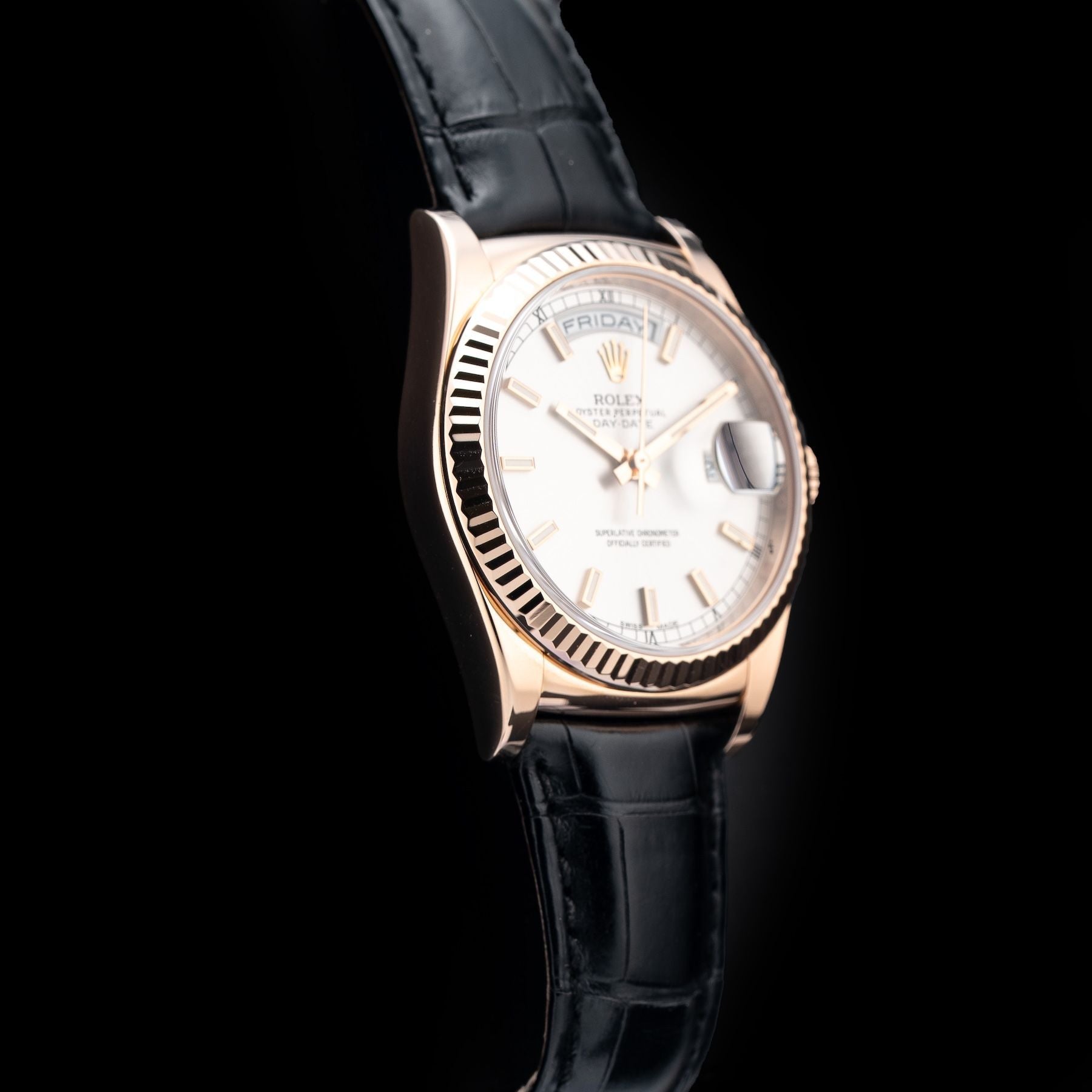 Rolex 118135-0005 Day-Date 36 Rose Gold