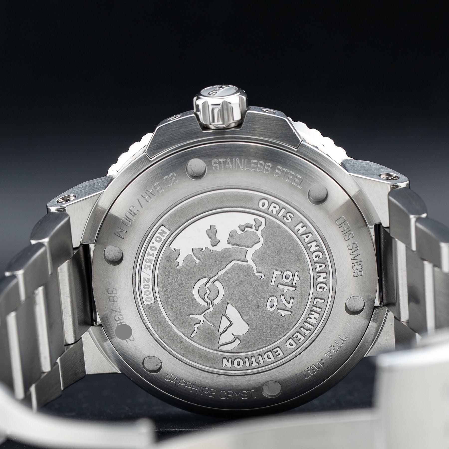 Oris 01 743 7734 4187 Aquis Hangang Limited Edition