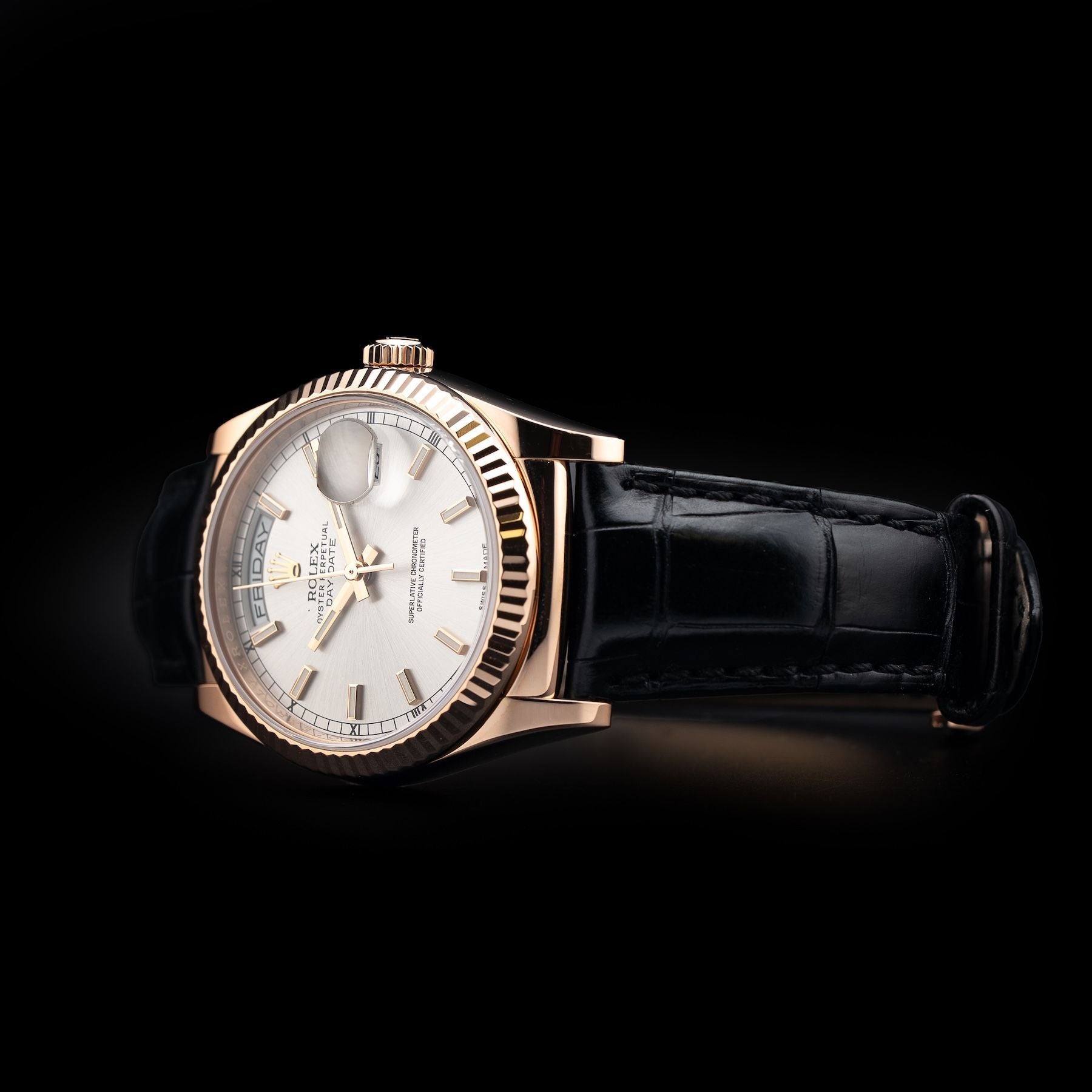 Rolex 118135-0005 Day-Date 36 Rose Gold