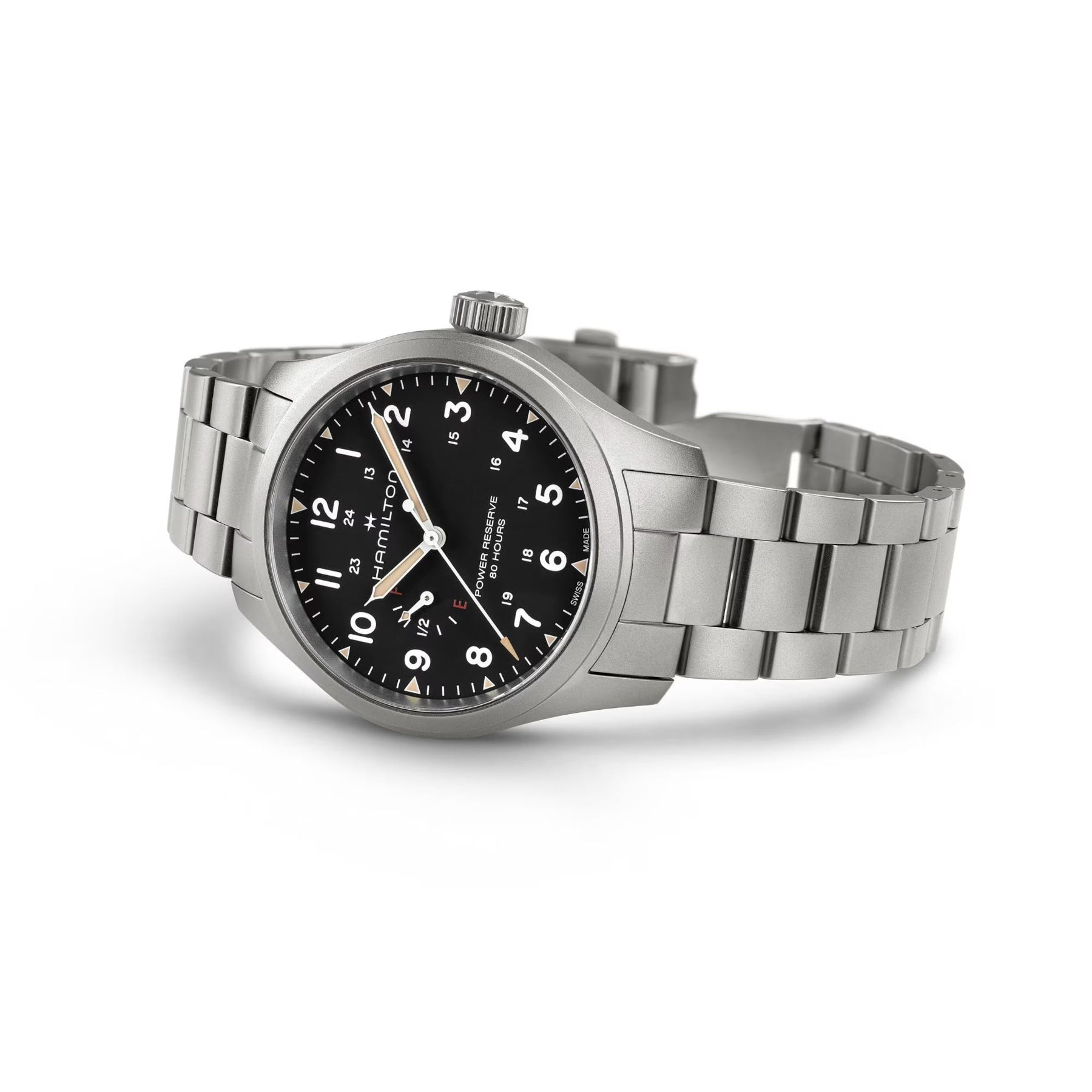 Hamilton H69509130 Khaki Field Mechanical Power Reserve