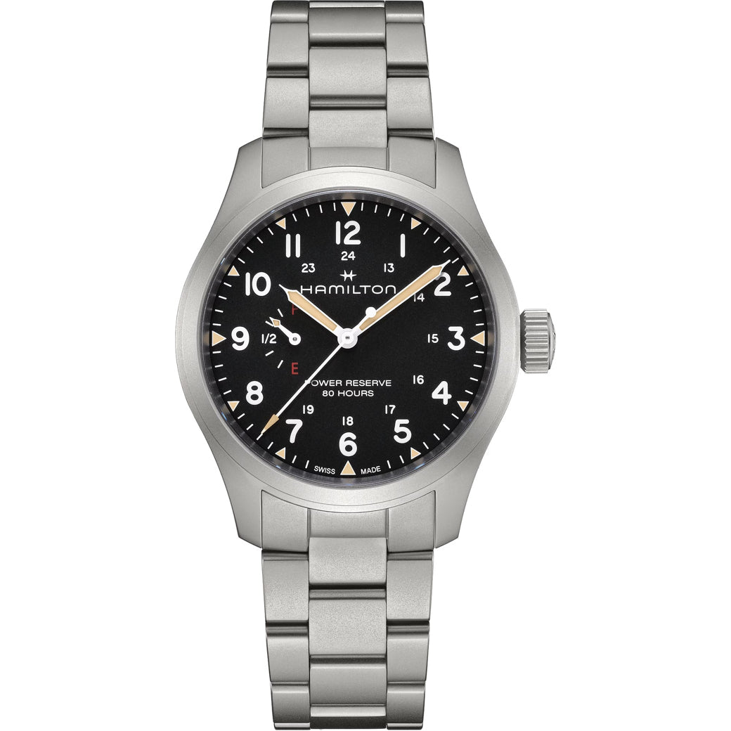 Hamilton H69509130 Khaki Field Mechanical Power Reserve