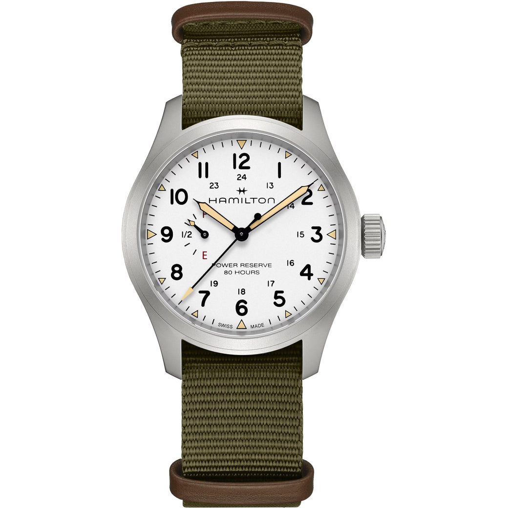 Hamilton H69509910 Khaki Field Mechanical Power Reserve