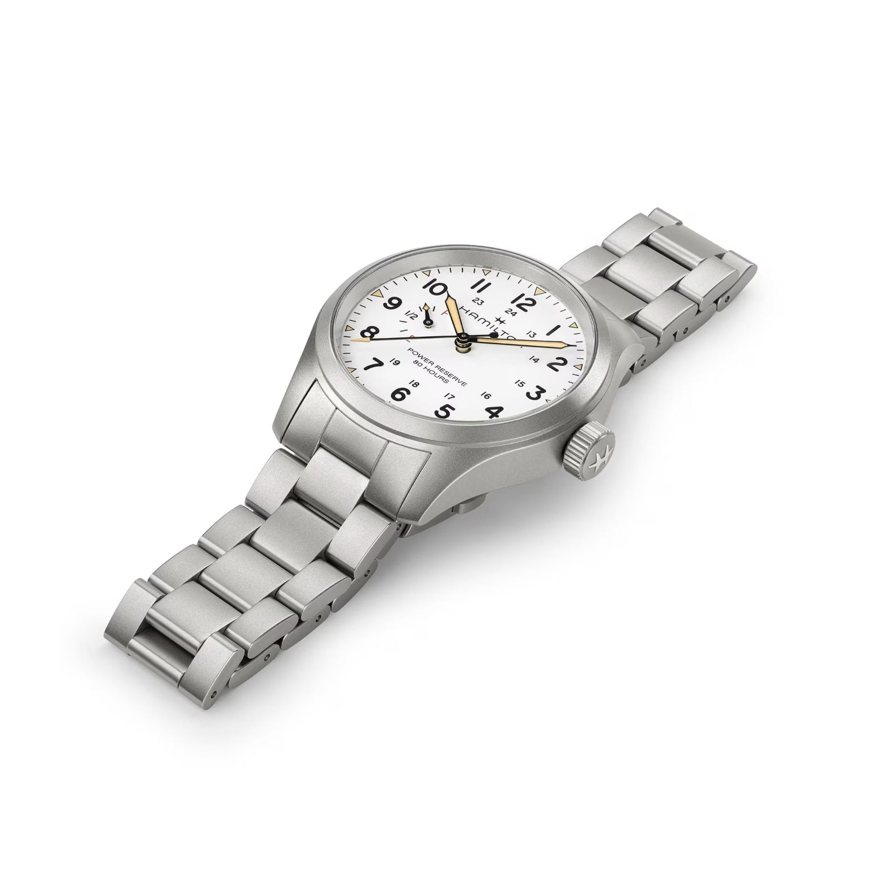 Hamilton H69509110 Khaki Field Mechanical Power Reserve