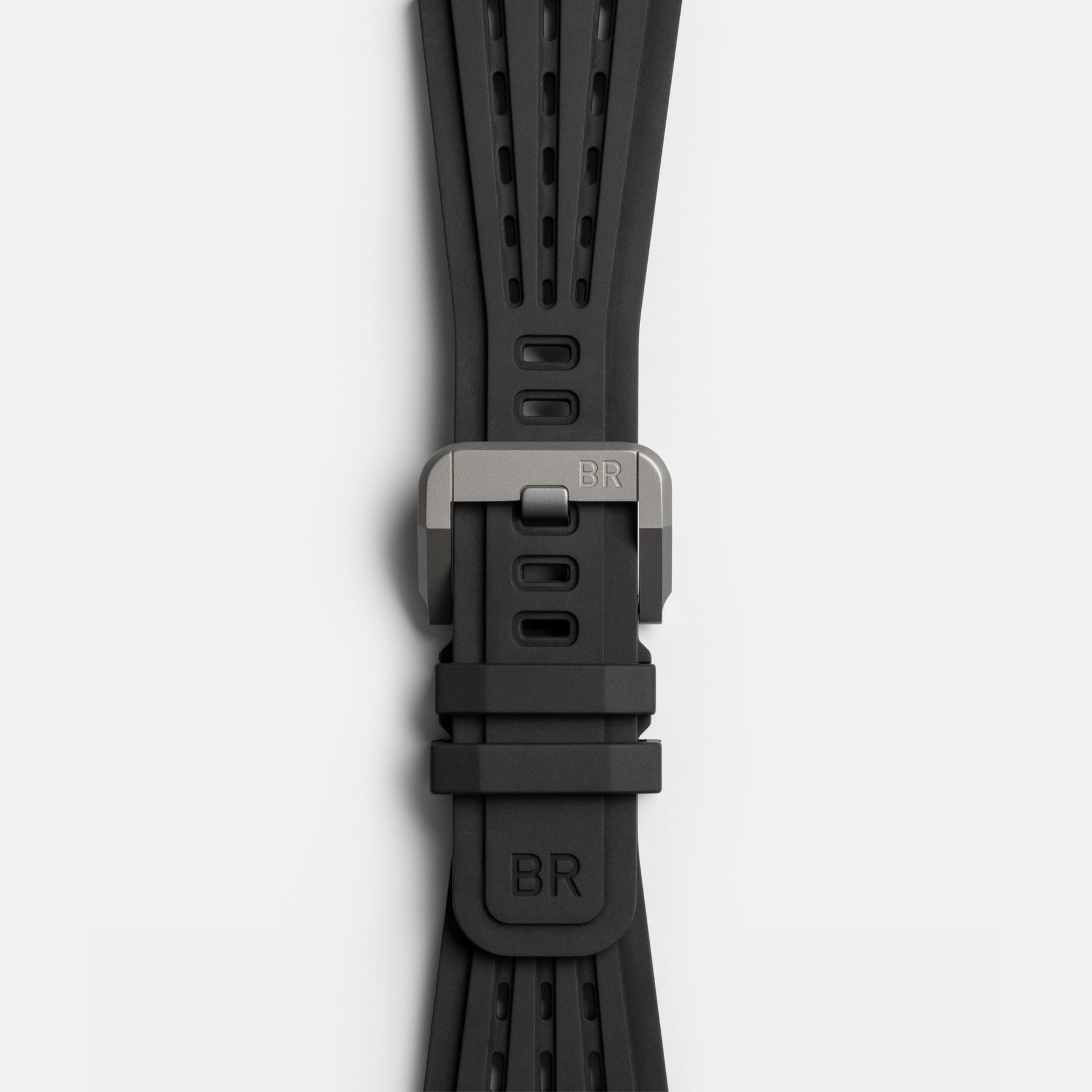 Bell & Ross BRX3R-BL-TI/SRB Black Titanium On Rubber Strap